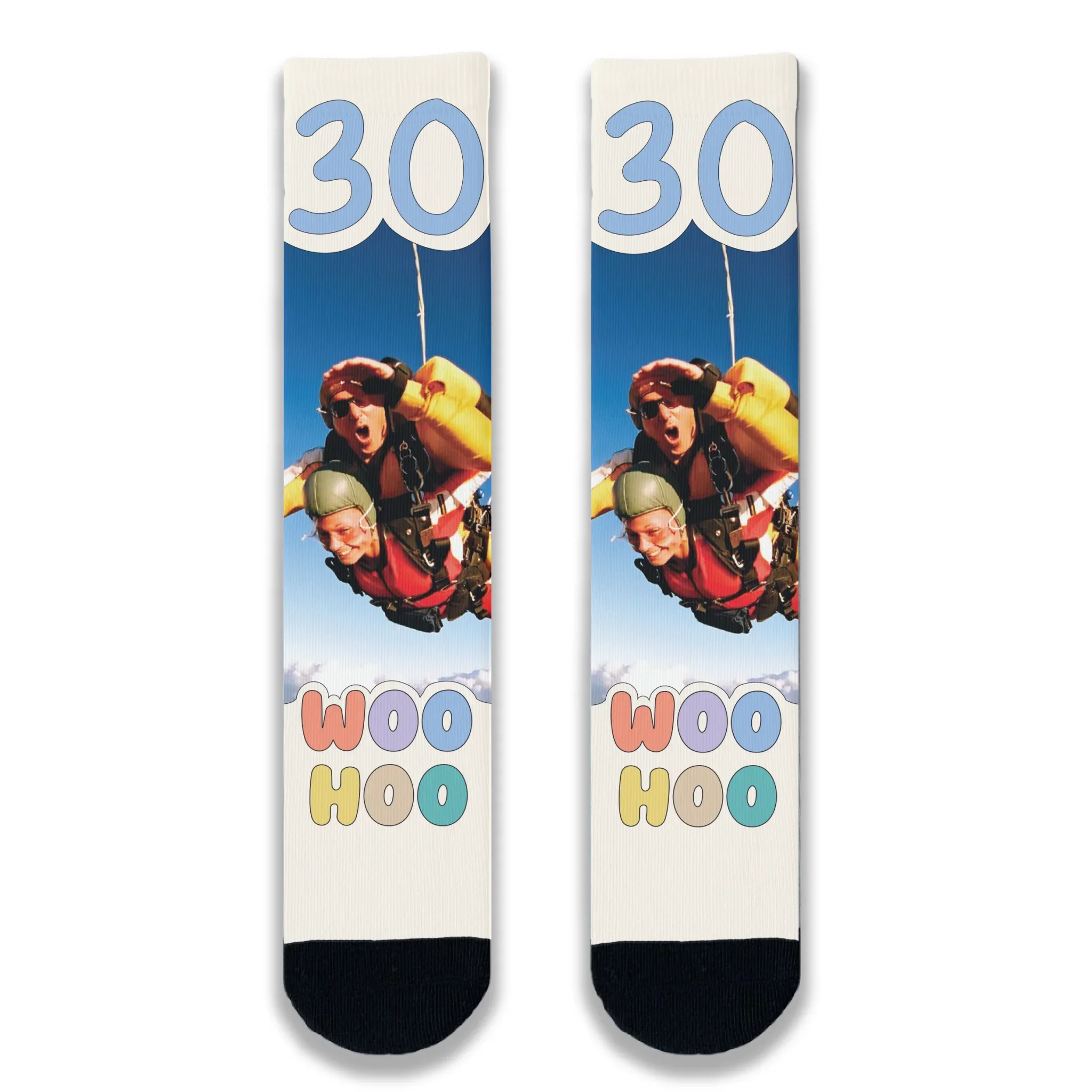 30th Birthday Woohoo Personalised Socks - Image 3