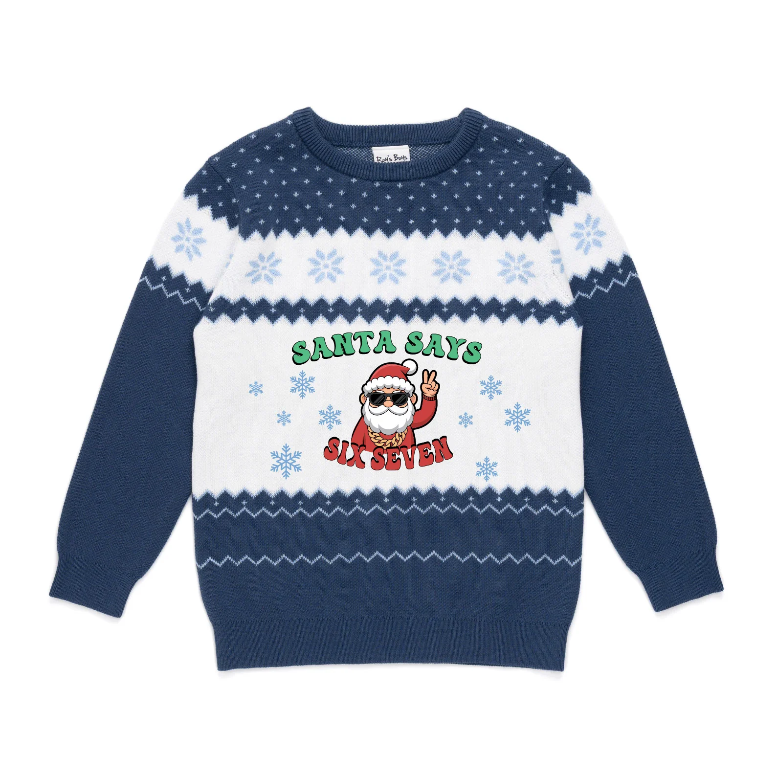 67 Kids' Knitted Christmas Jumper - Image 2