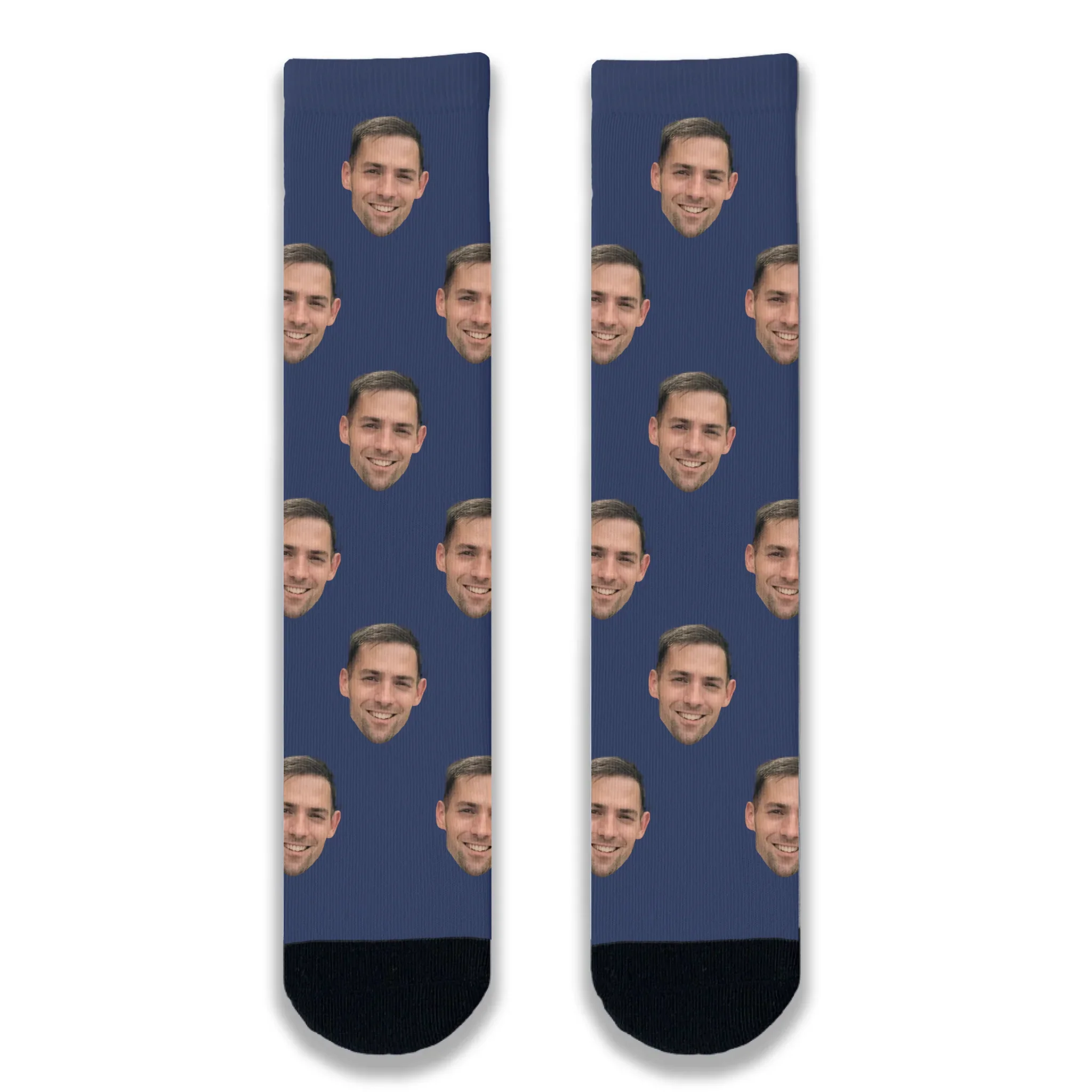 All Over Personalised Face Socks - Image 3