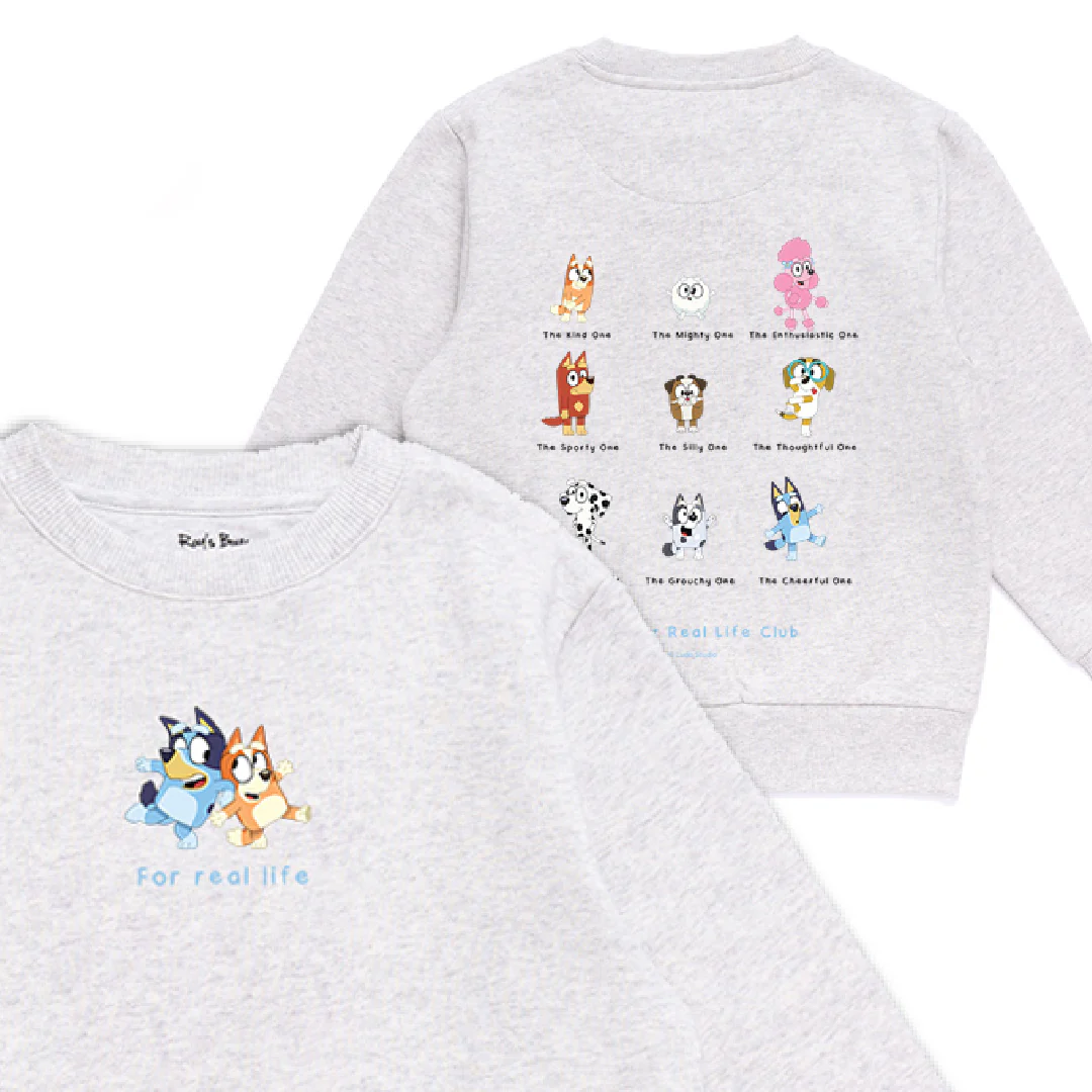 Bluey For Real Life Kids' Sweatshirt