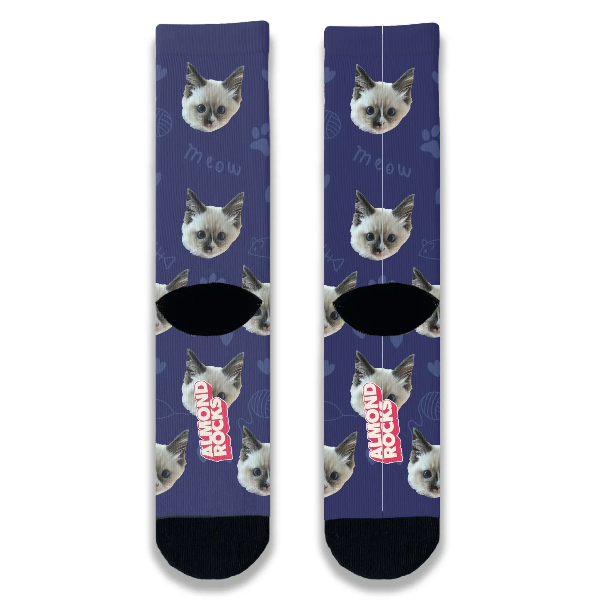 Cat Dad Personalised Socks - Image 5