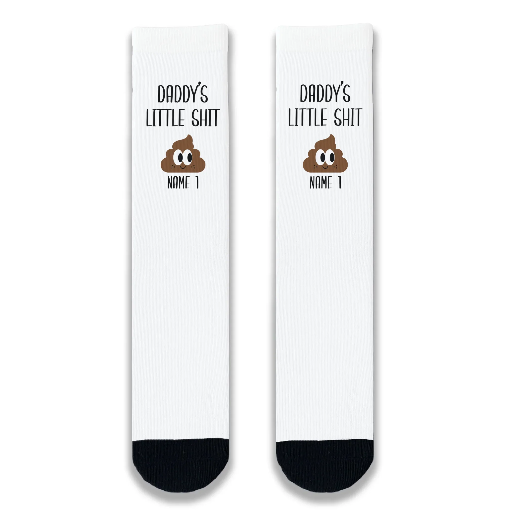 Daddy's Little Sh** Personalised Socks - Image 2