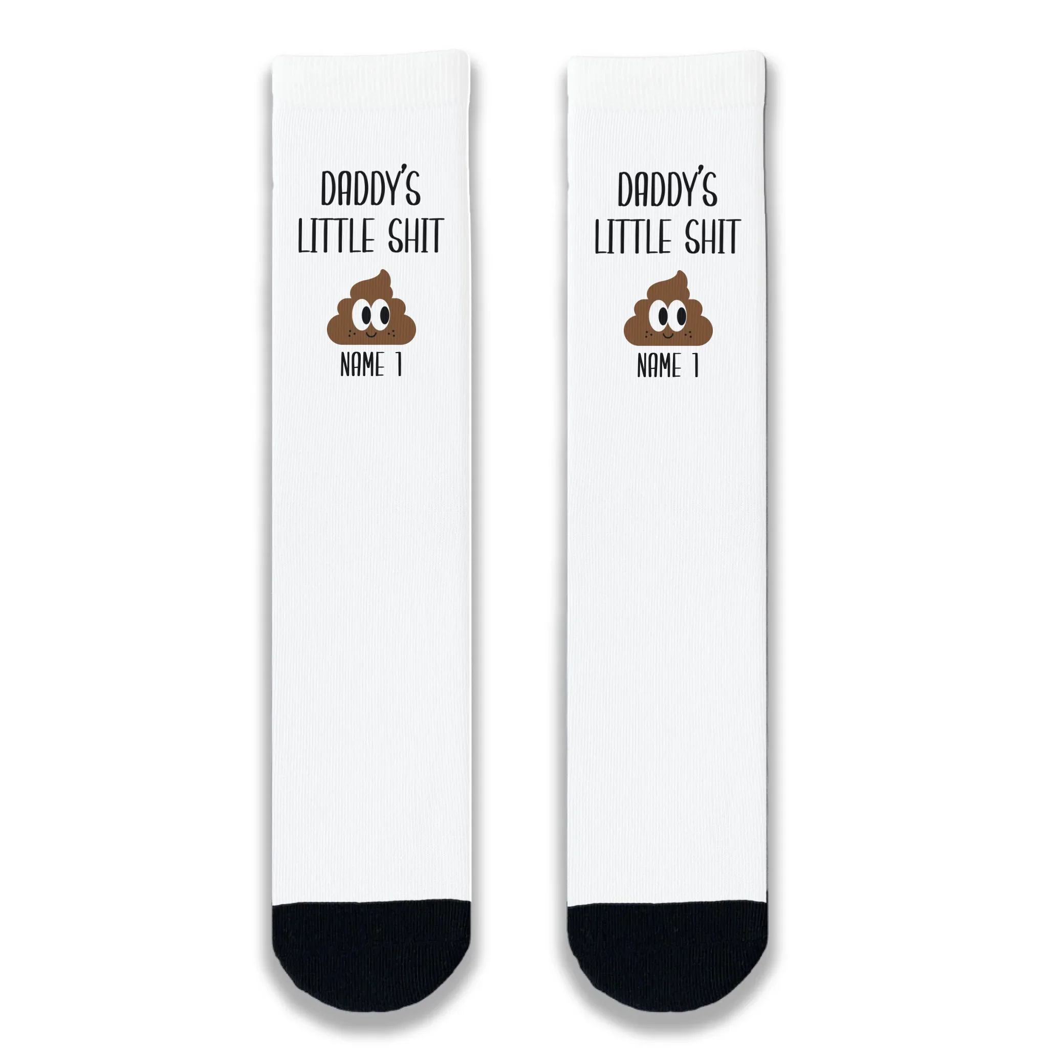 Daddy's Little Sh** Personalised Socks - Image 3