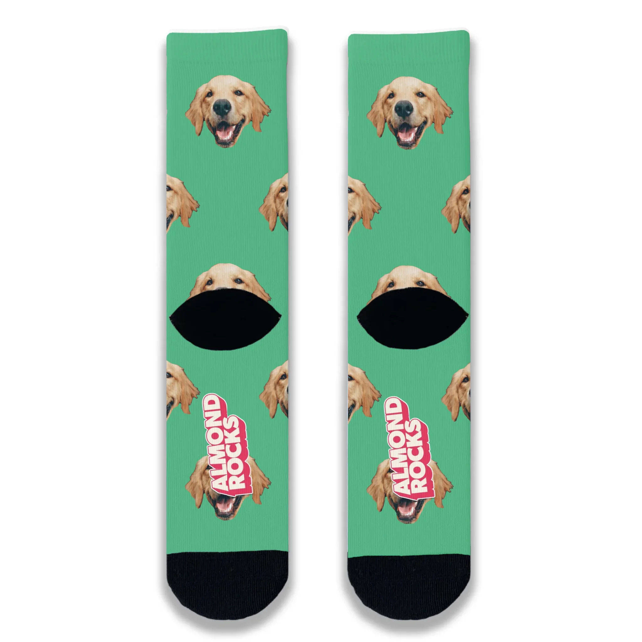 Dog All Over Personalised Socks - Image 4
