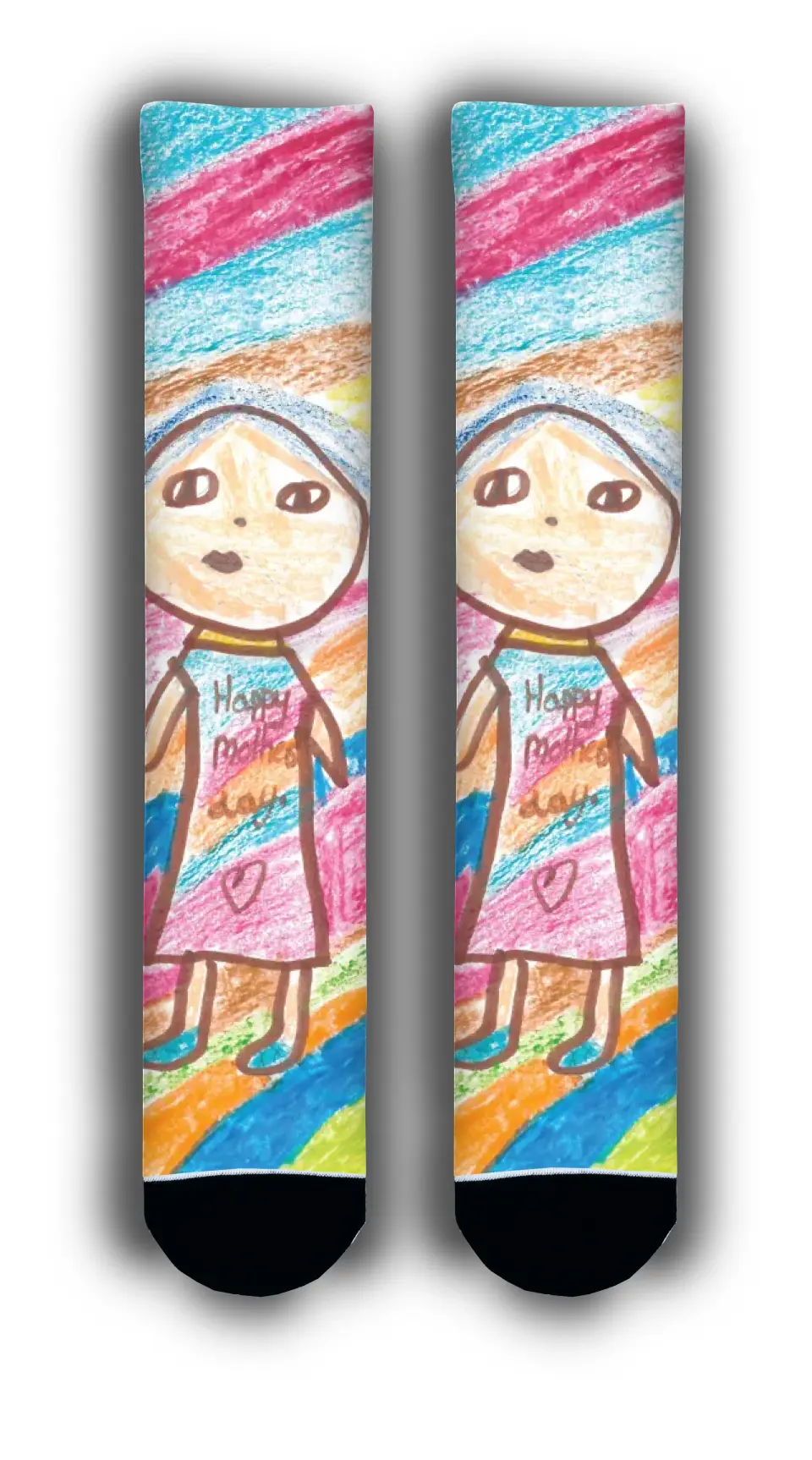 Draw Mummy Personalised Socks - Image 4