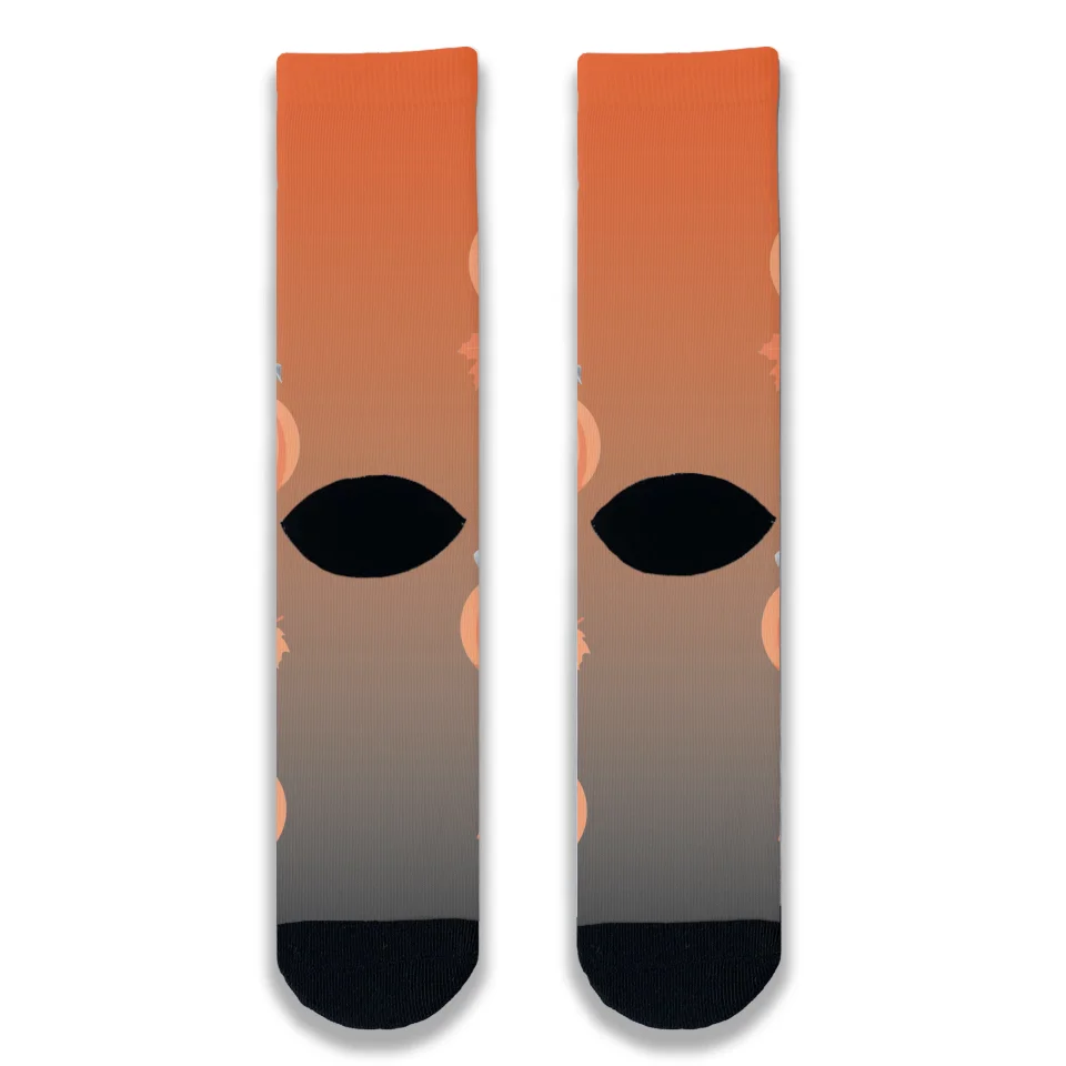 Halloween Dog Pumpkin Personalised Socks - Image 4