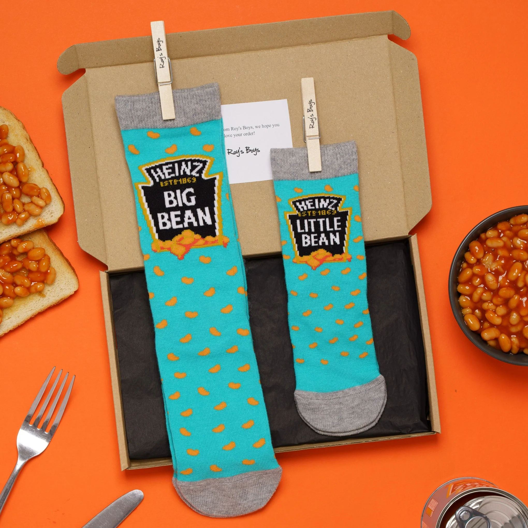 Heinz Baked Beans 'Big Bean' Socks - Image 4