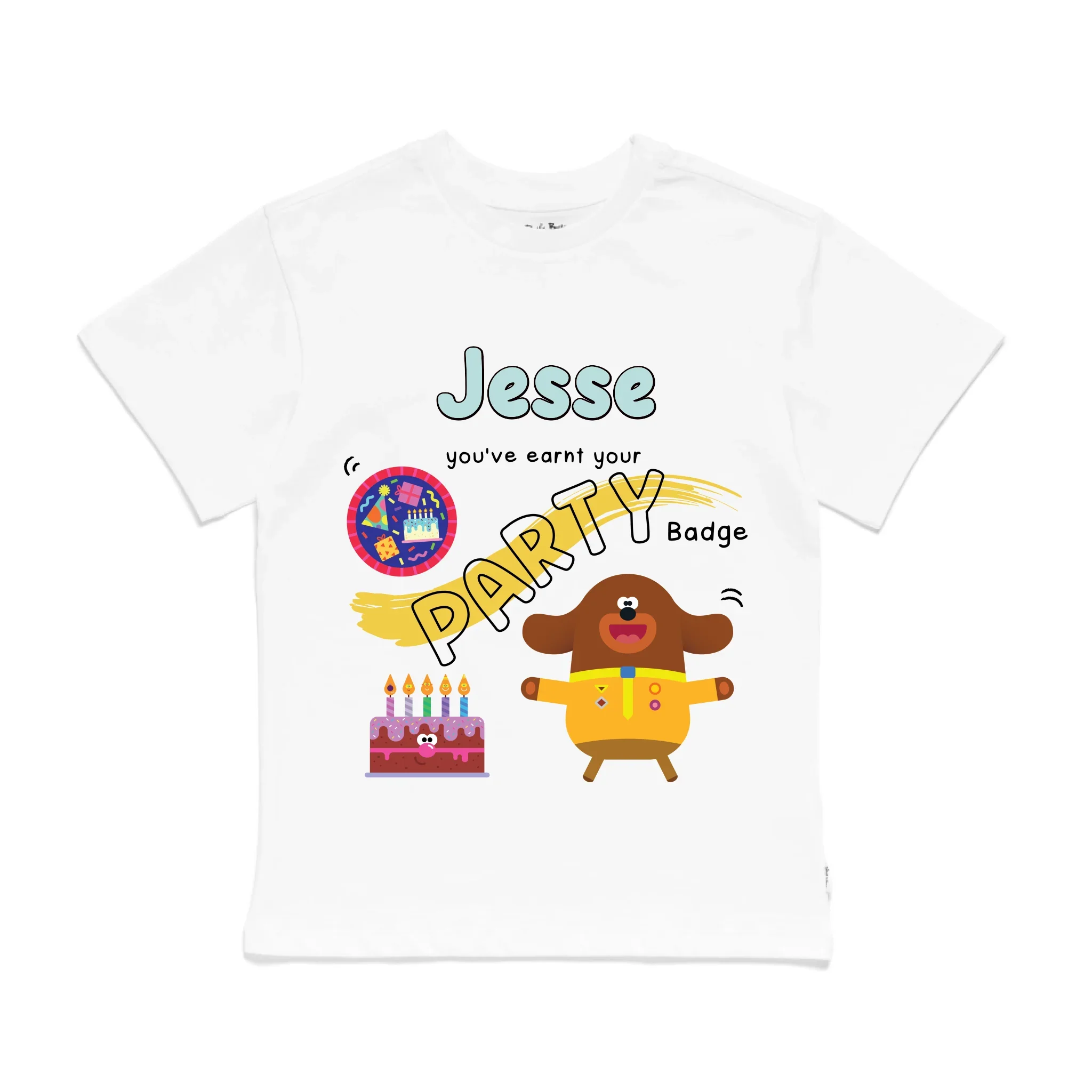 Personalised Hey Duggee Party Kids' T-Shirt - Image 21
