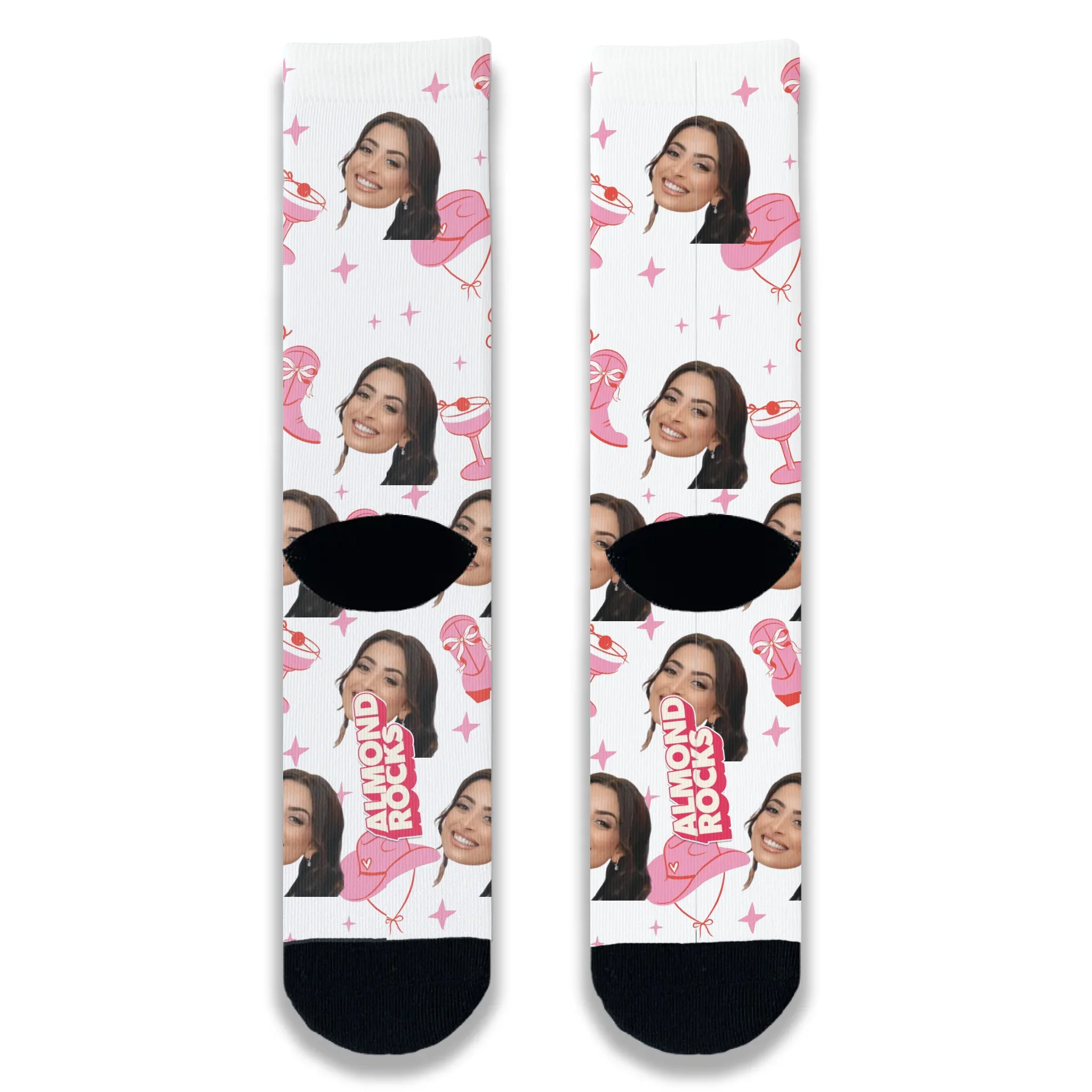 Last Rodeo Hen Do Personalised Face Socks - Image 5