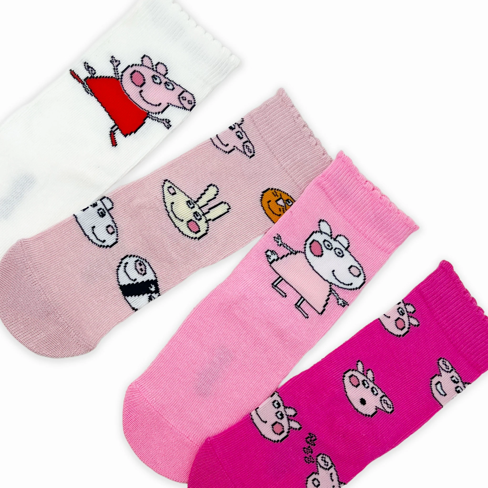 Peppa Pig Kid's Socks 4 Pack - Image 2