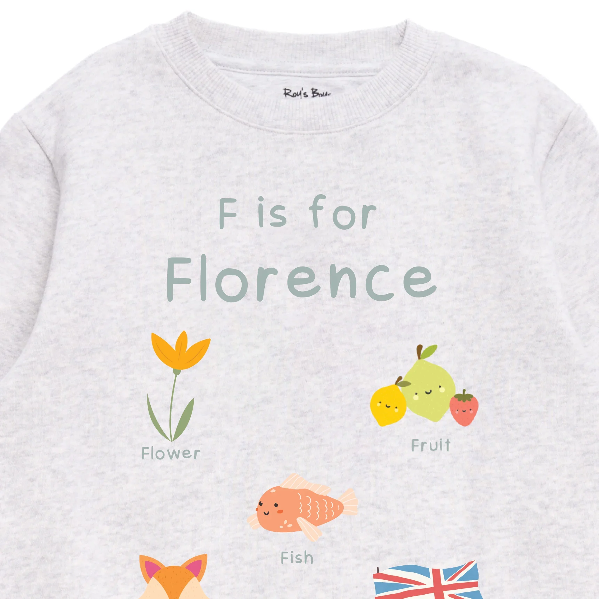 Personalised Alphabet Kids' Sweatshirt - Image 8