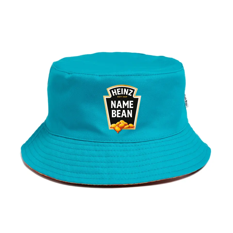 Personalised Bean Kids' Reversible Bucket Hat