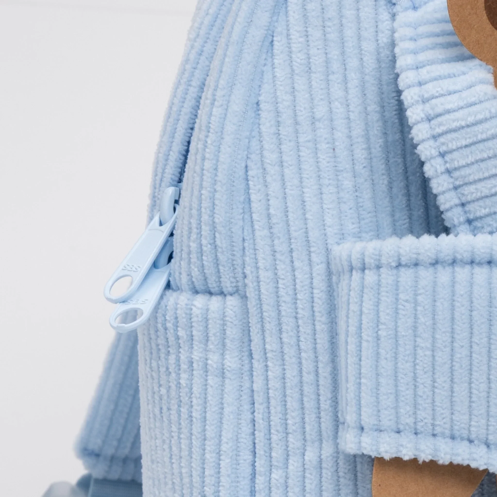 Personalised Blue Cord Kids' Backpack - Image 4