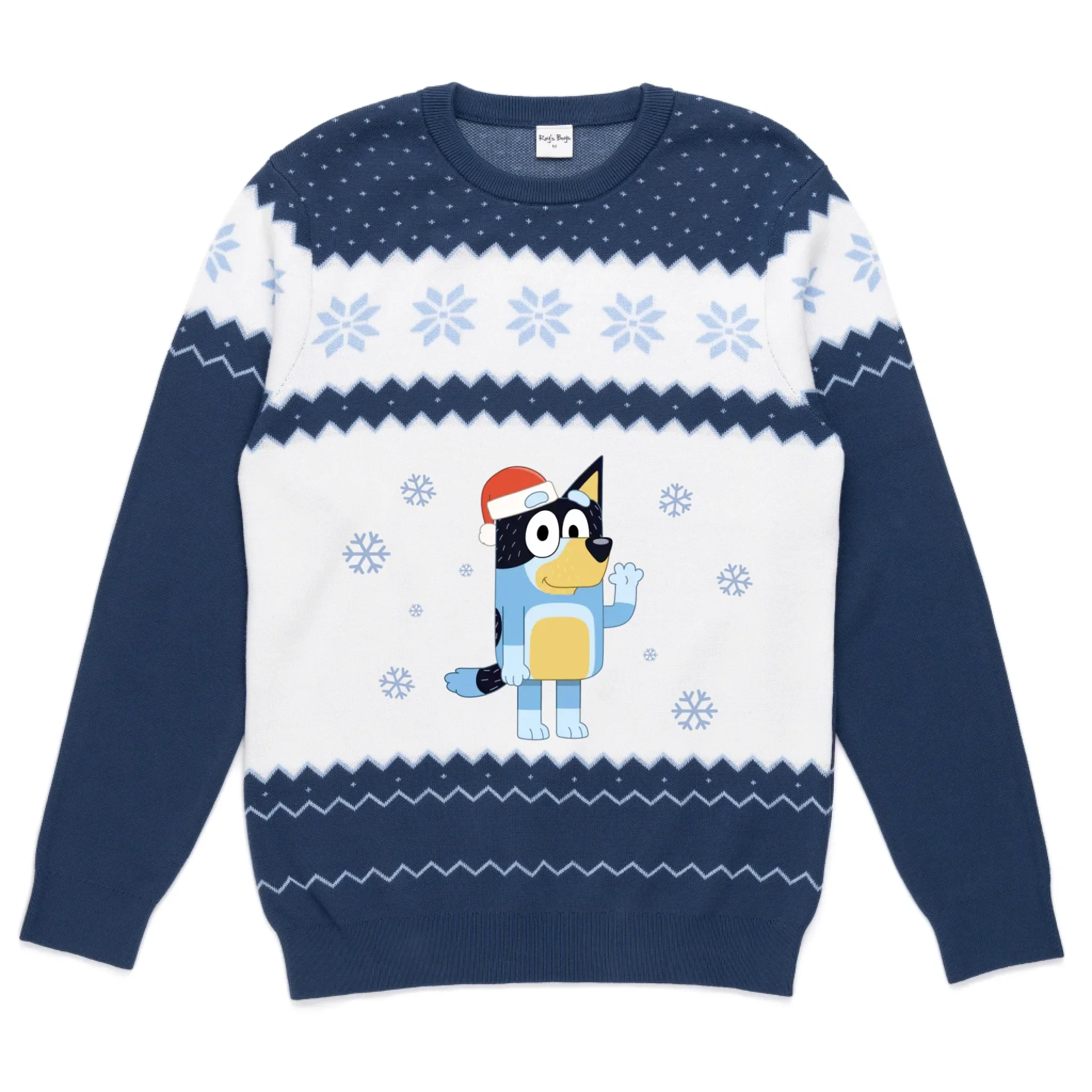 Personalised Bluey Adult Knitted Christmas Jumper - Image 18