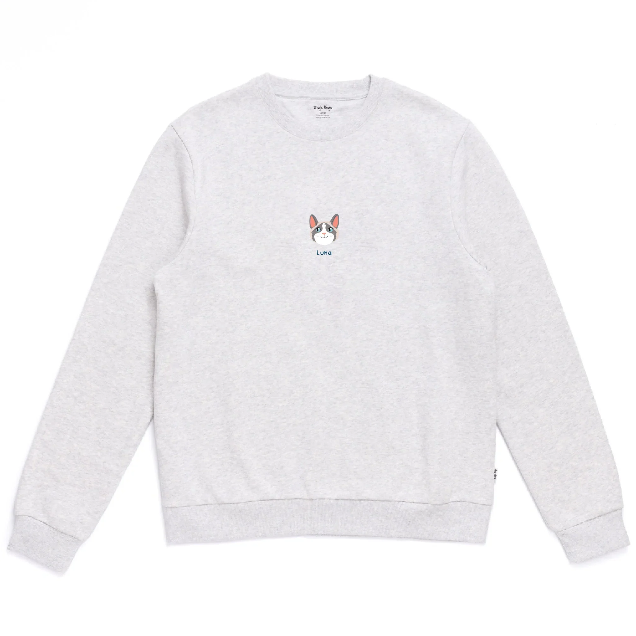 Personalised Build Your Own Cat Adult Sweatshirt - Image 7