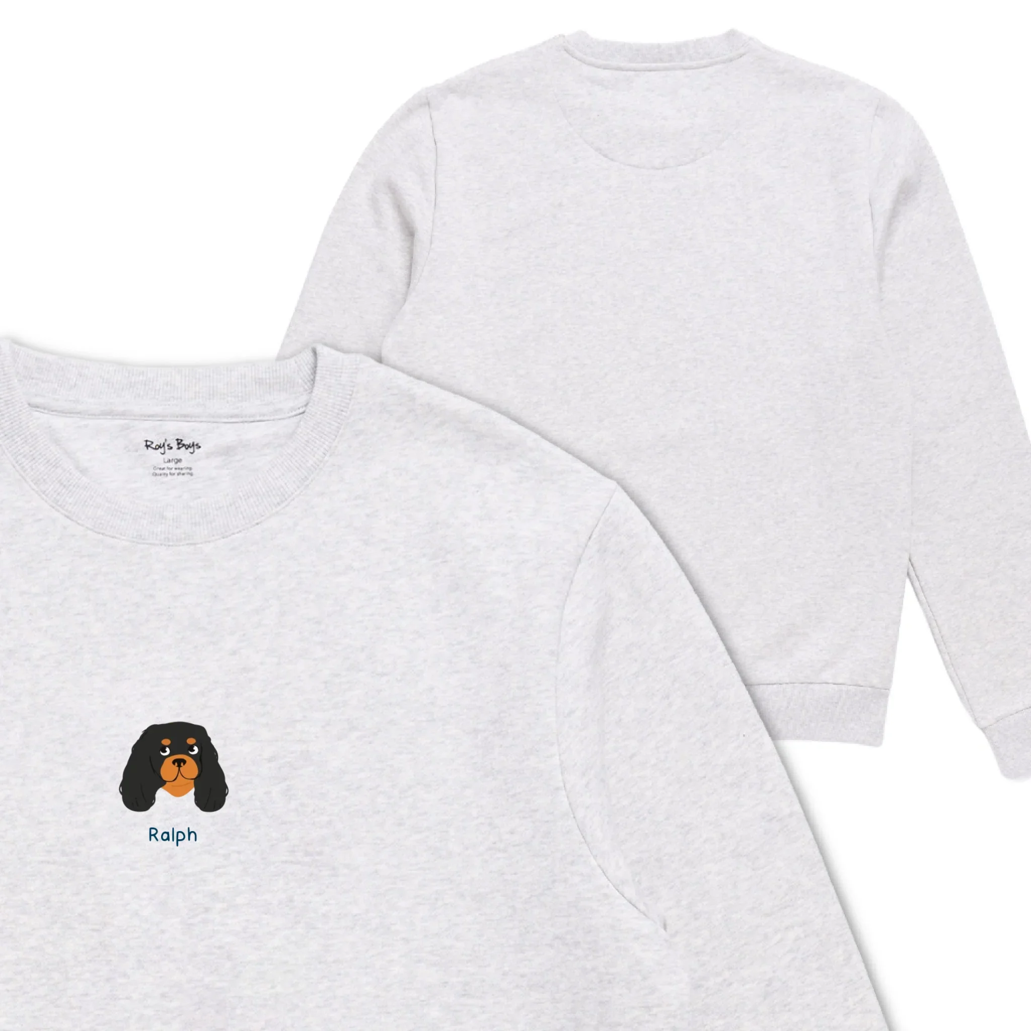 Personalised Build Your Own Dog Adult Sweatshirt - Image 9