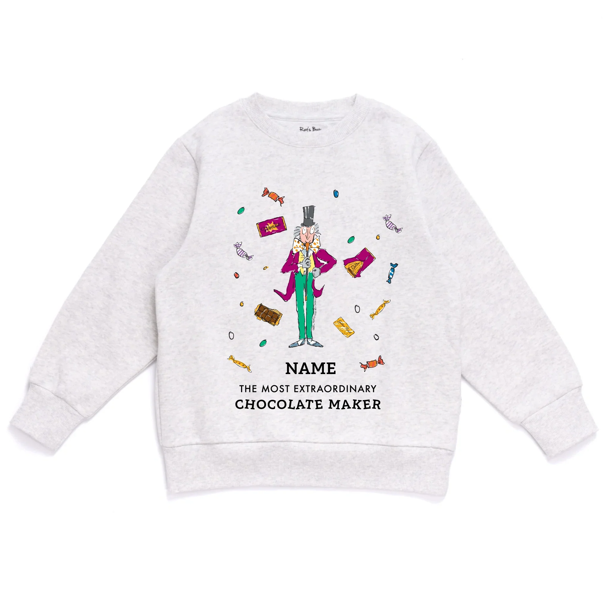 Personalised Charlie and The Chocolate Factory Kids' Sweatshirt - Image 16