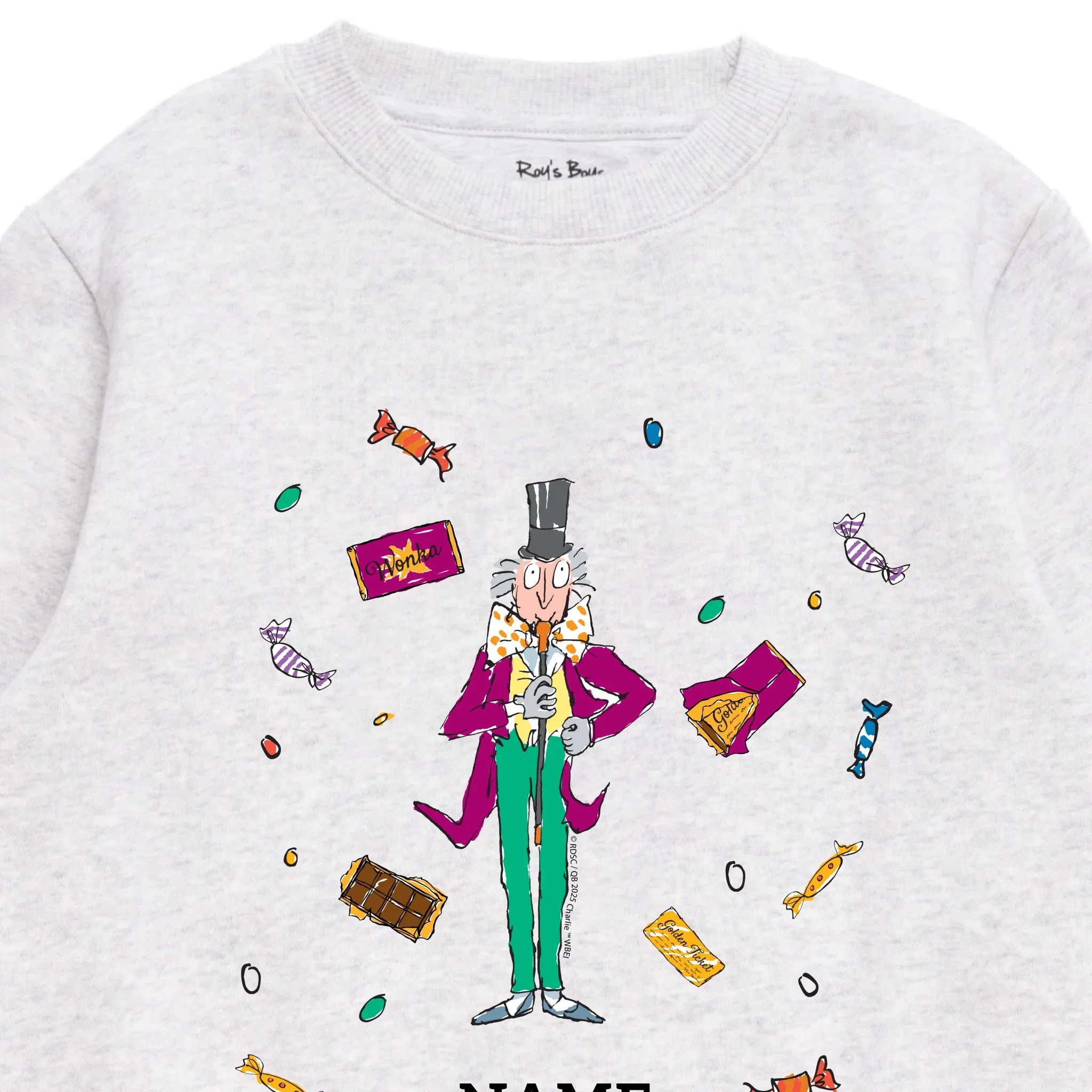 Personalised Charlie and The Chocolate Factory Kids' Sweatshirt - Image 20