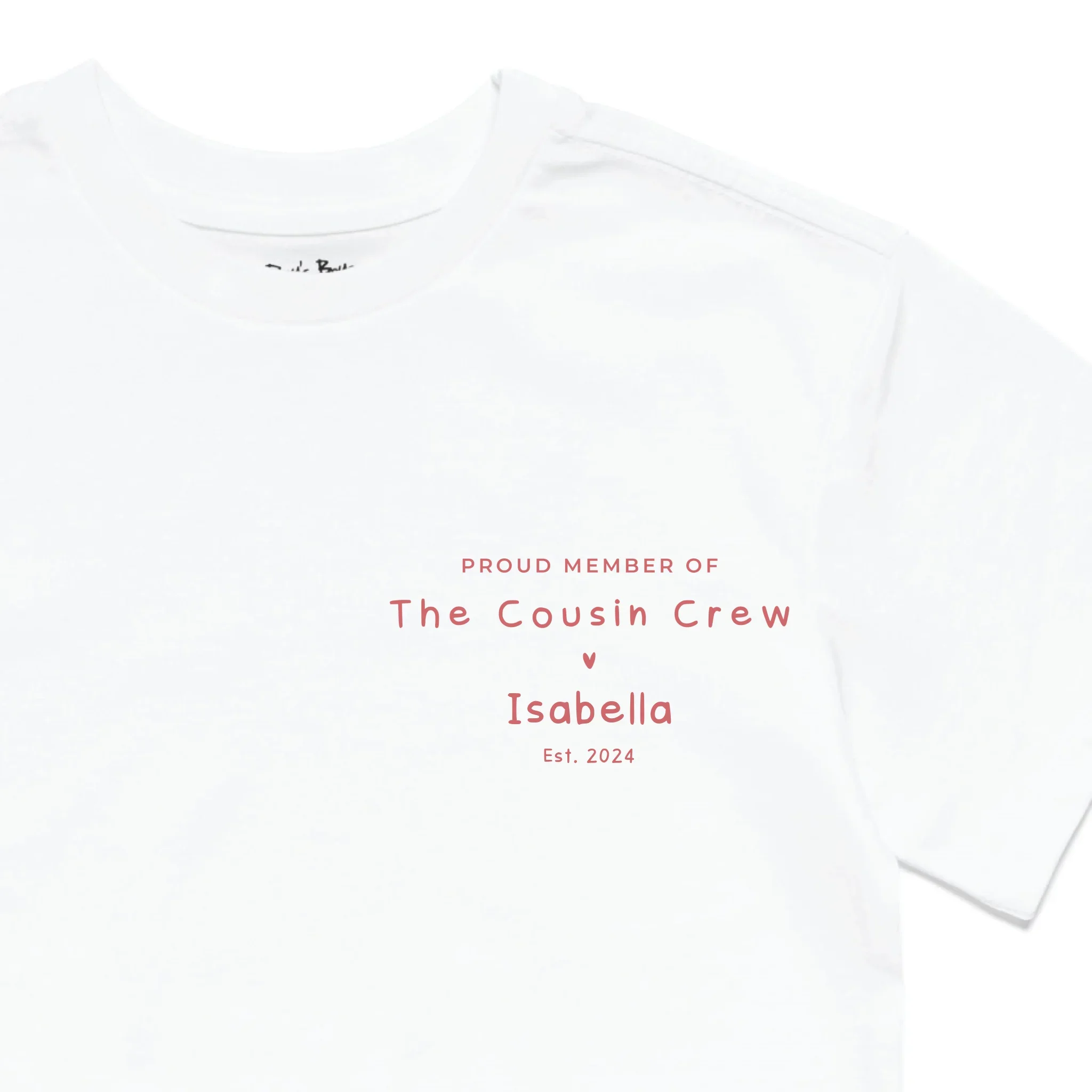 Personalised Cousin Crew Kids' T-Shirt - Image 23