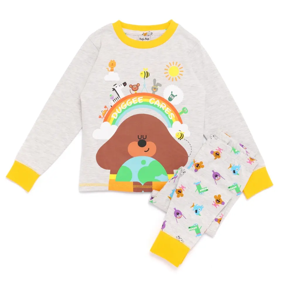 Personalised Hey Duggee 'Cares' Kids' Pyjamas - Image 18