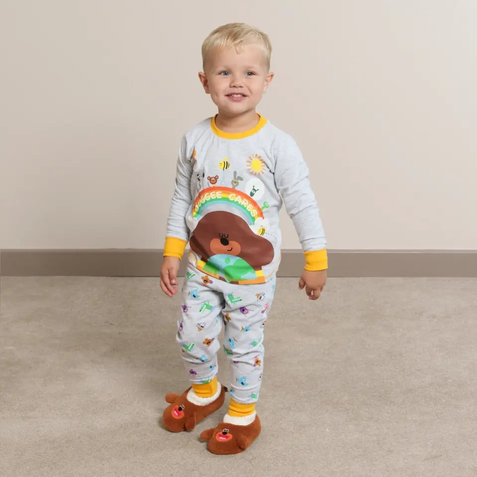 Personalised Hey Duggee 'Cares' Kids' Pyjamas - Image 23