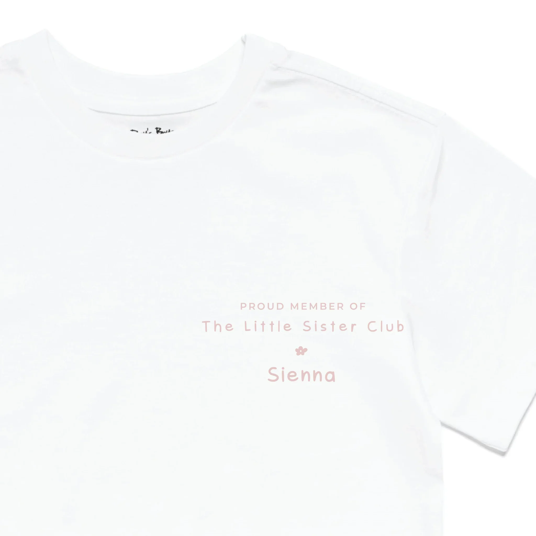 Personalised Little Sister Club Kids' T-Shirt - Image 14