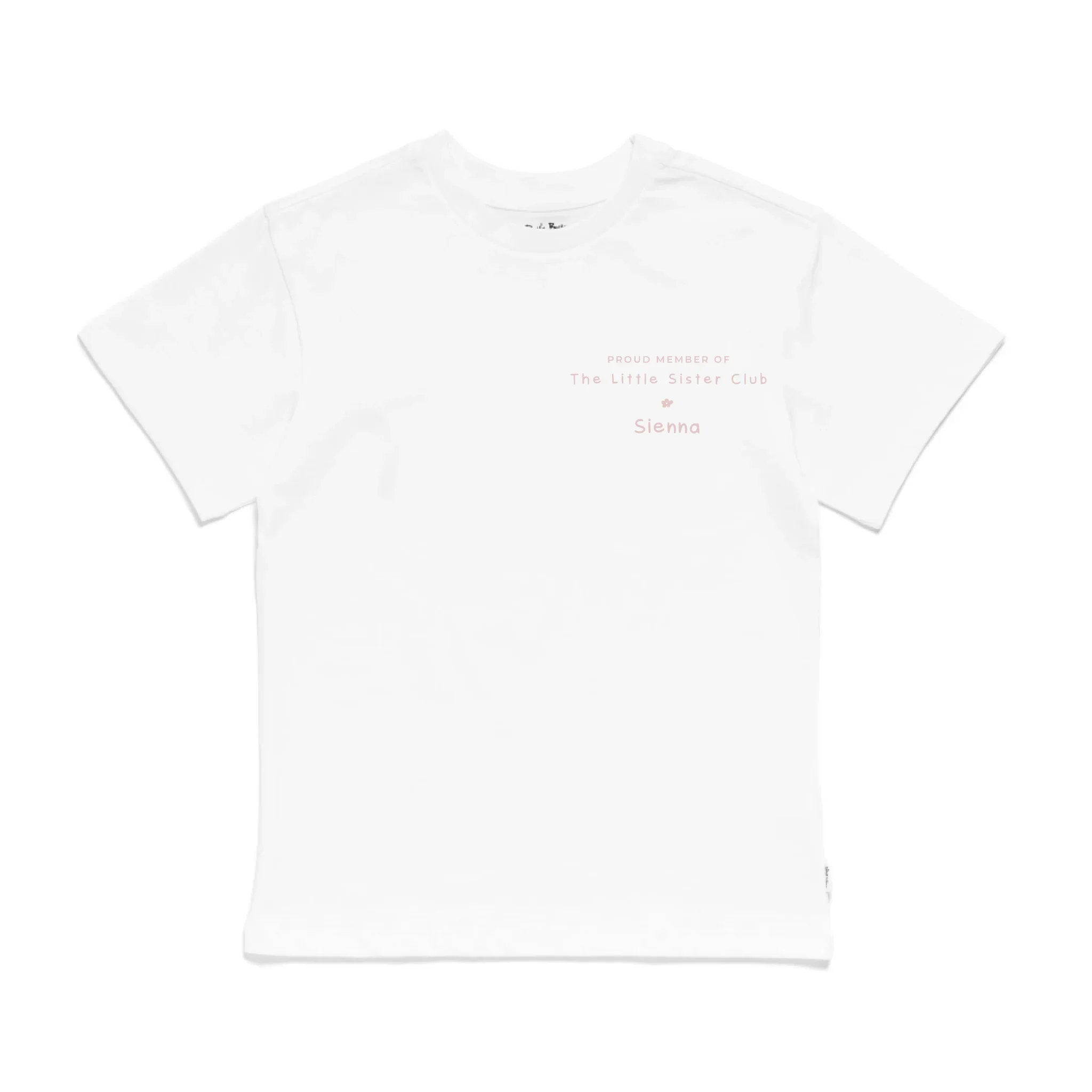 Personalised Little Sister Club Kids' T-Shirt - Image 7