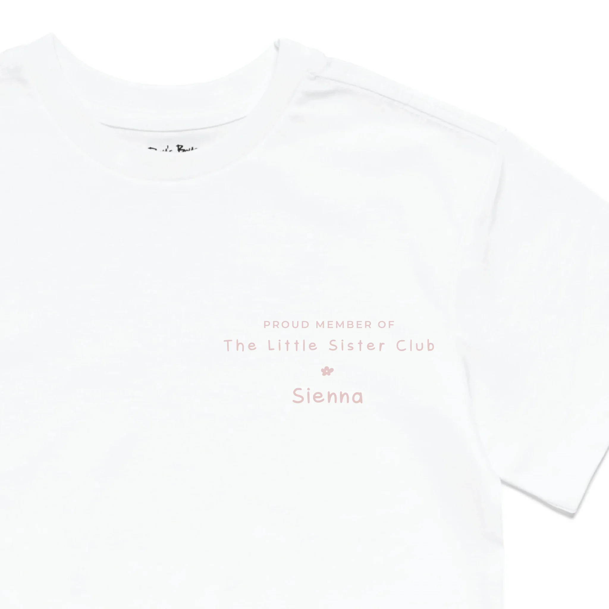 Personalised Little Sister Club Kids' T-Shirt - Image 8
