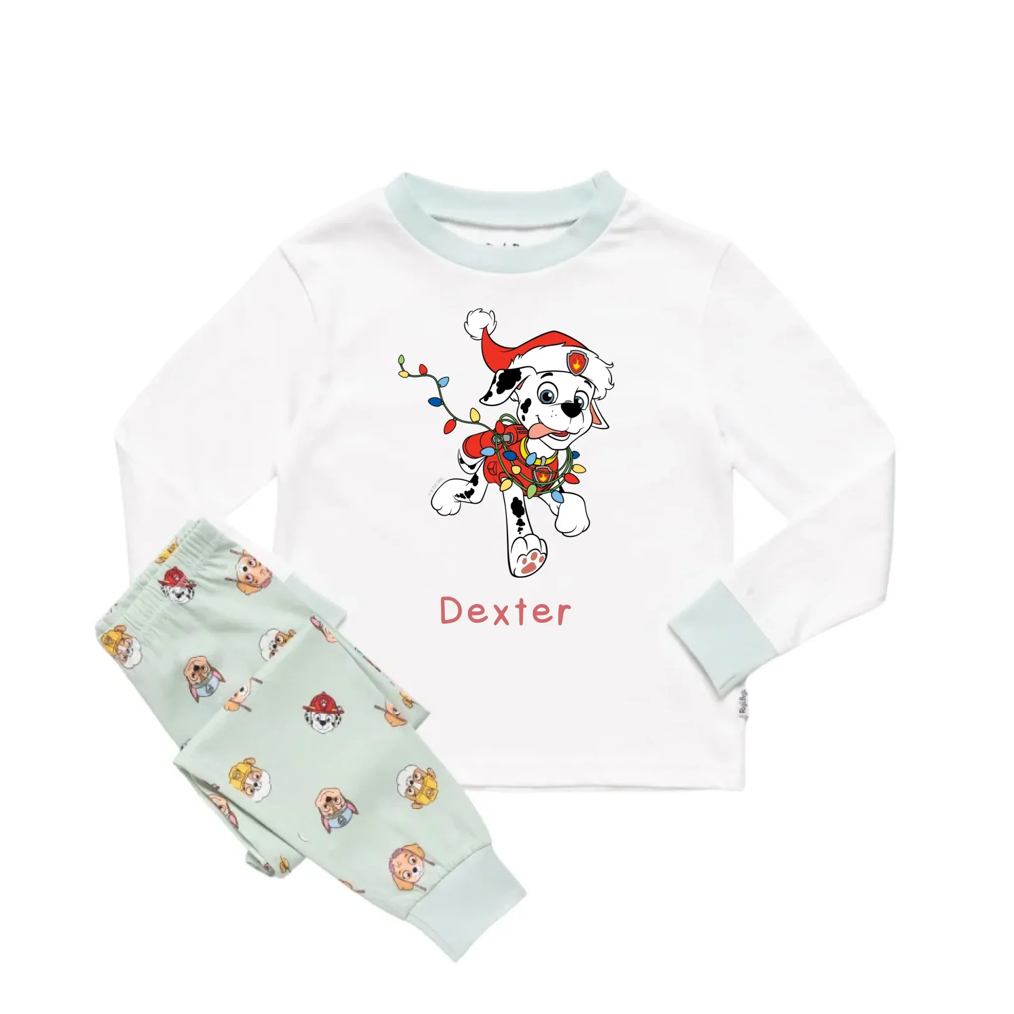 Personalised Paw Patrol Christmas Kids' Long Sleeve Pyjamas - Image 13