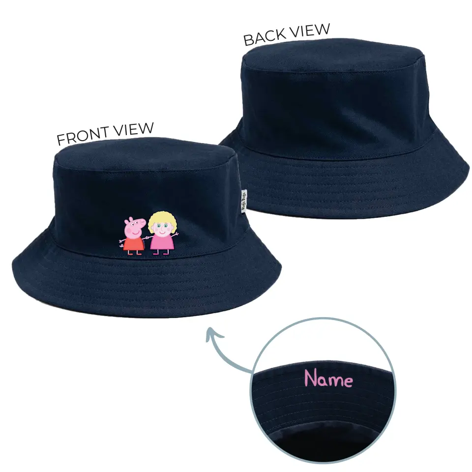 Personalised Peppa and Friends Kids' Bucket Hat - Image 14
