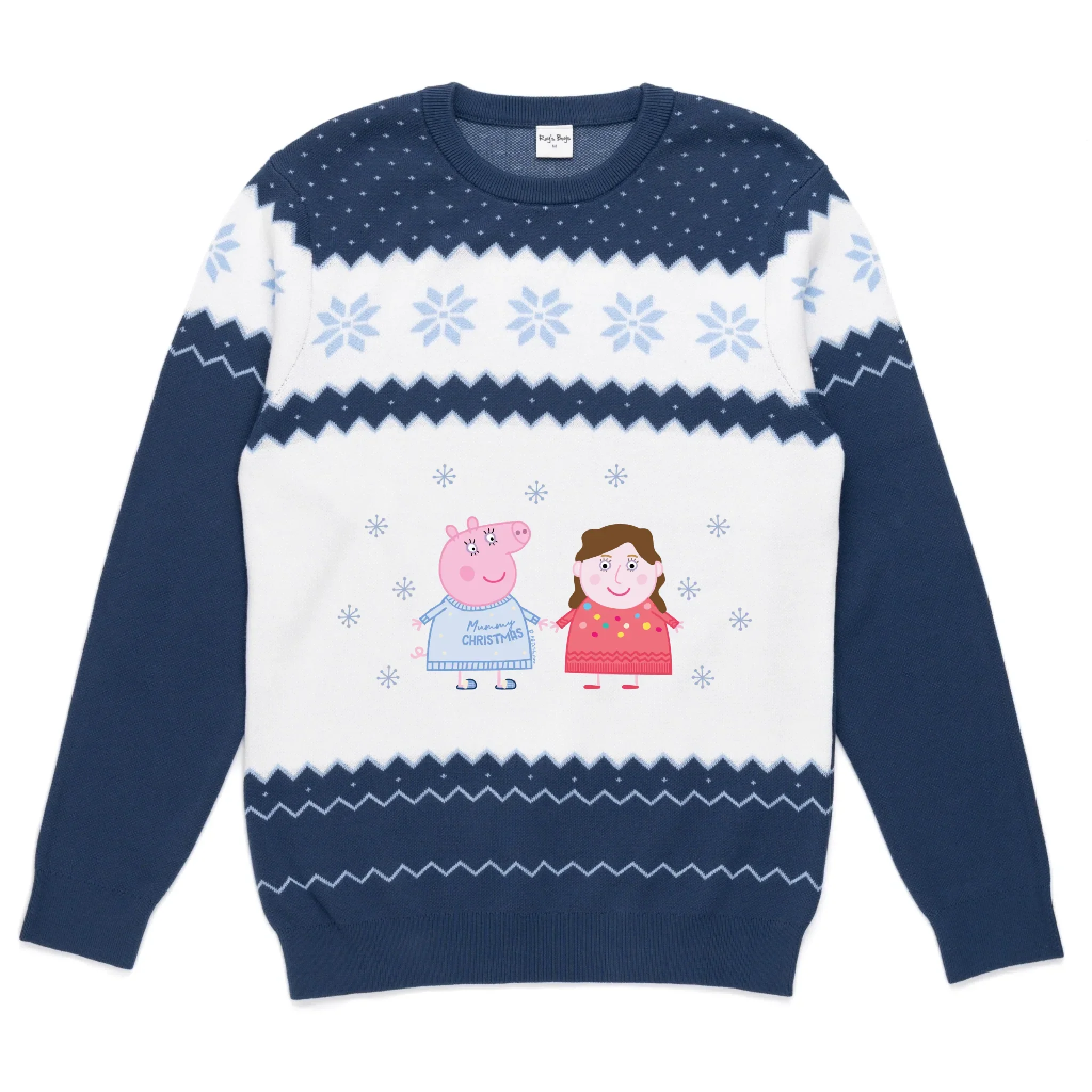 Personalised Person Christmas Peppa Pig Adult Knitted Christmas Jumper - Image 5