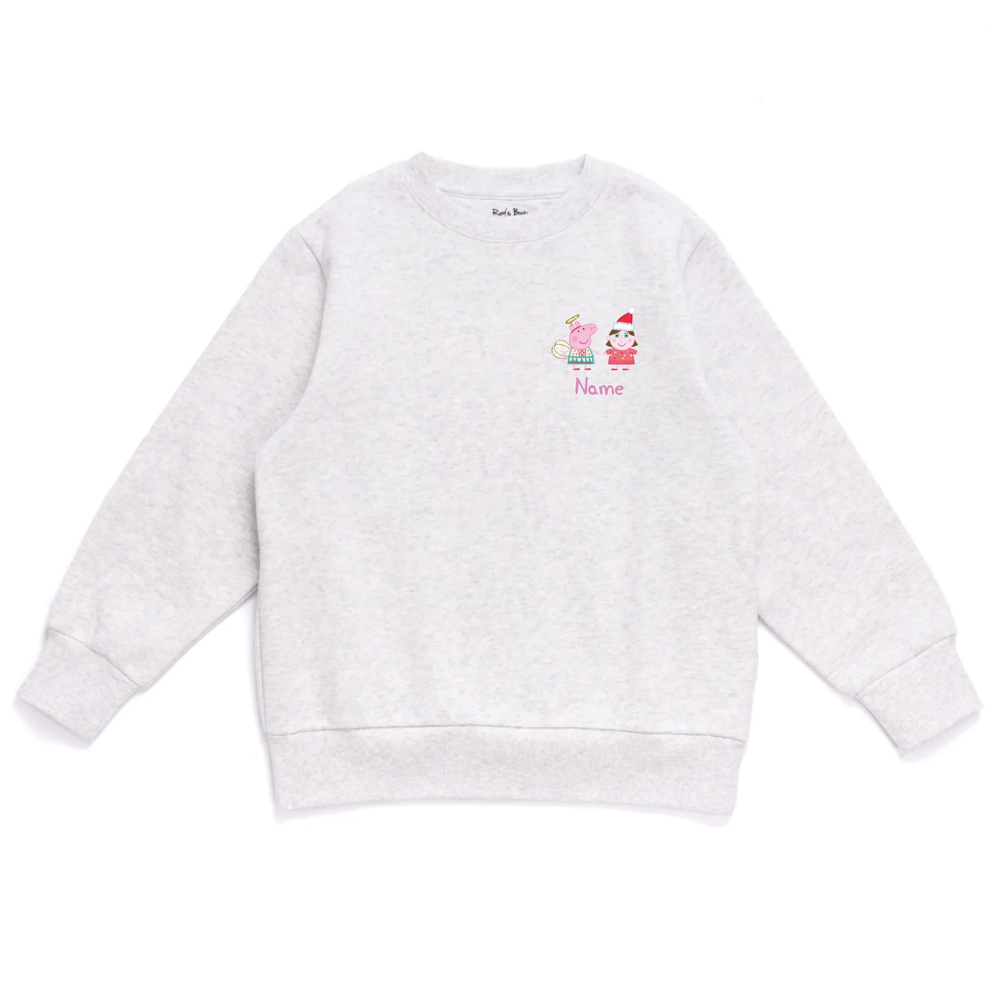 Personalised Person Christmas Peppa Pig Kids' Sweatshirt - Image 35