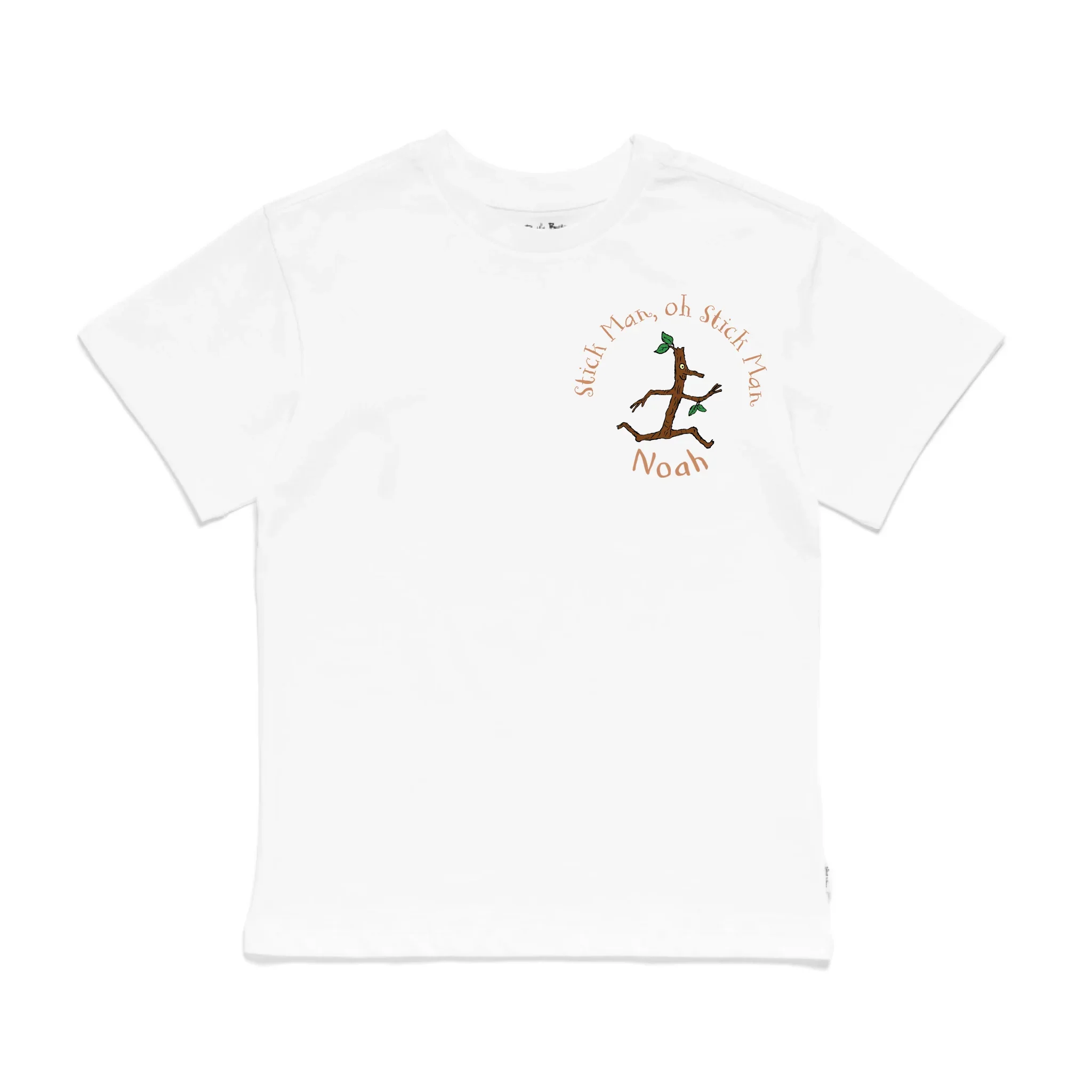 Personalised Stick Man Badge Kids' T-Shirt - Image 10
