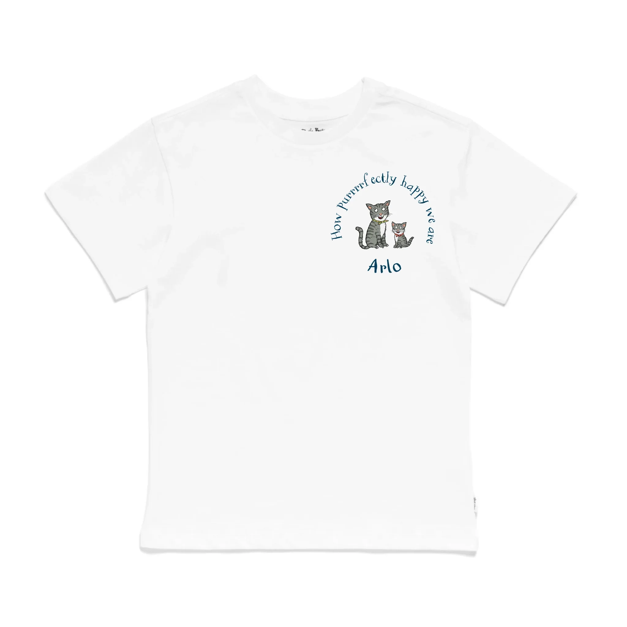 Personalised Tabby McTat Badge Kids' T-Shirt - Image 13