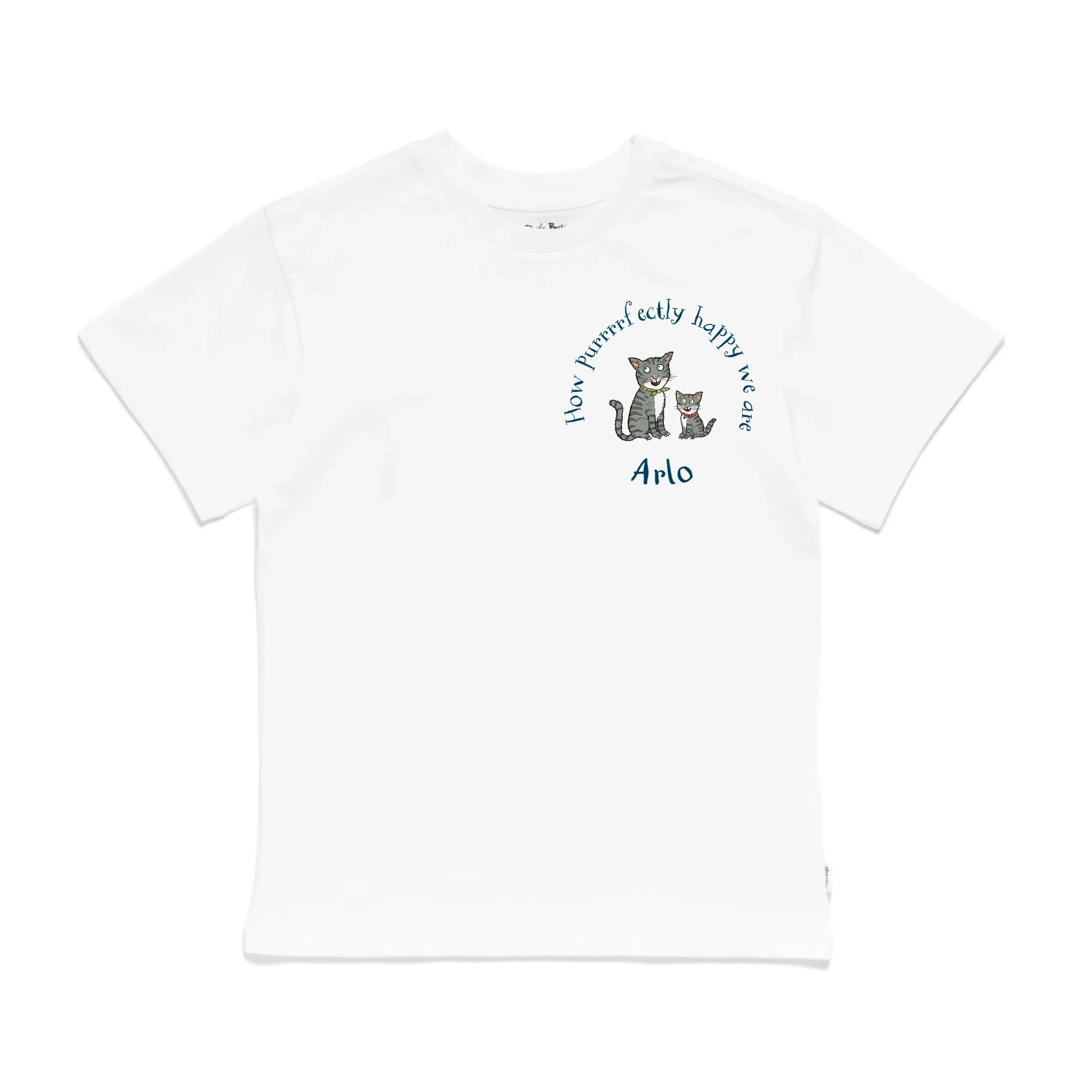 Personalised Tabby McTat Badge Kids' T-Shirt - Image 16