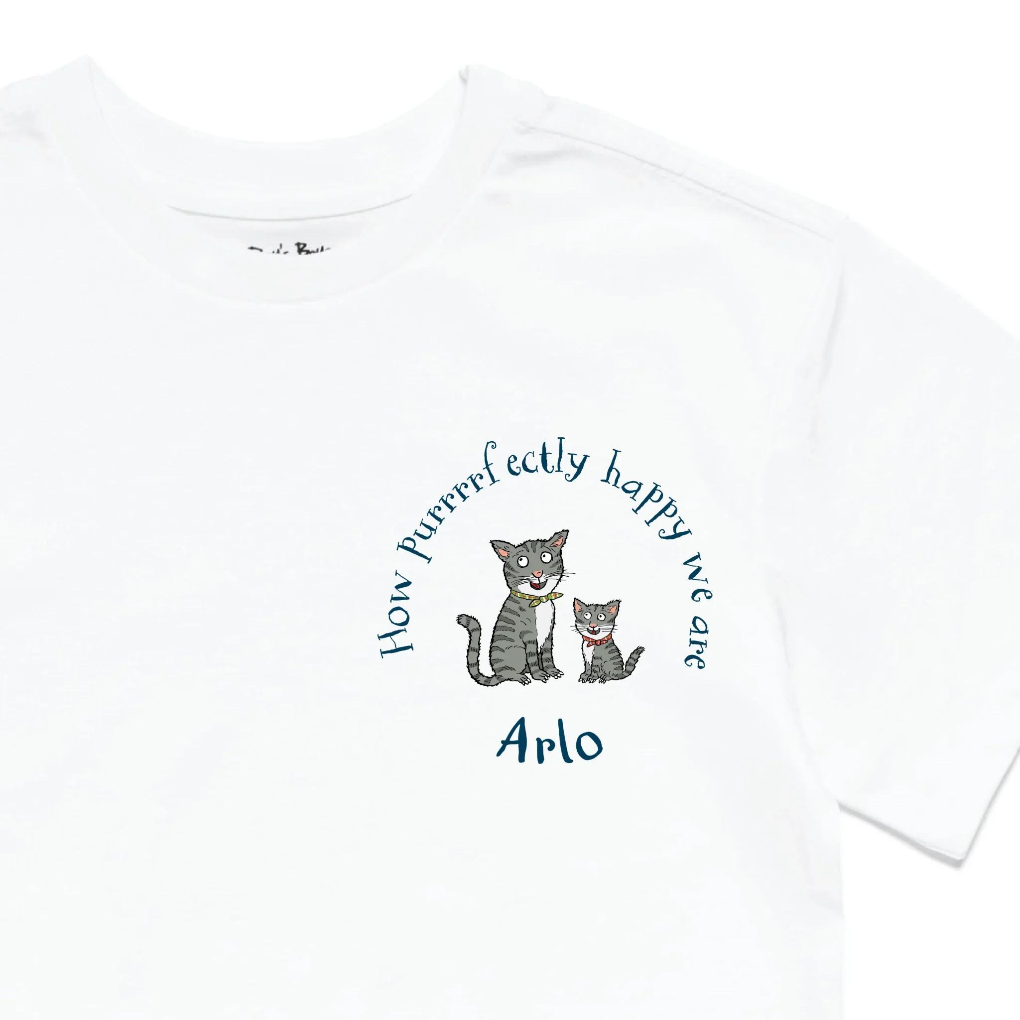 Personalised Tabby McTat Badge Kids' T-Shirt - Image 8