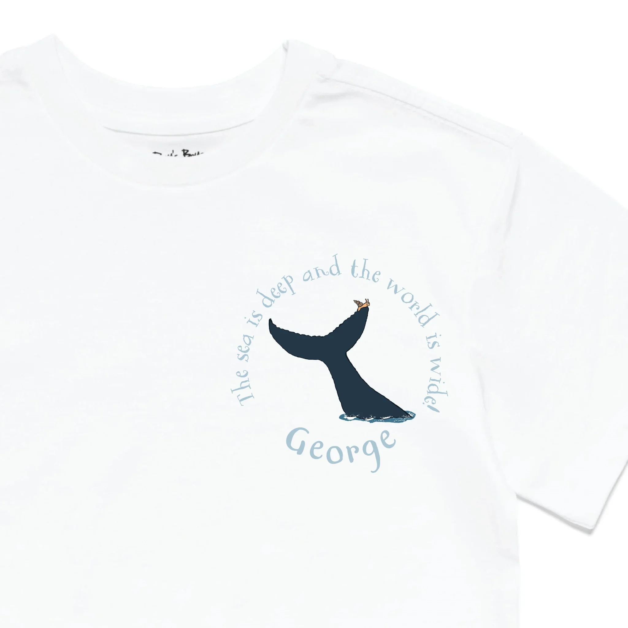Personalised The Snail and The Whale Badge Kids' T-Shirt - Image 23