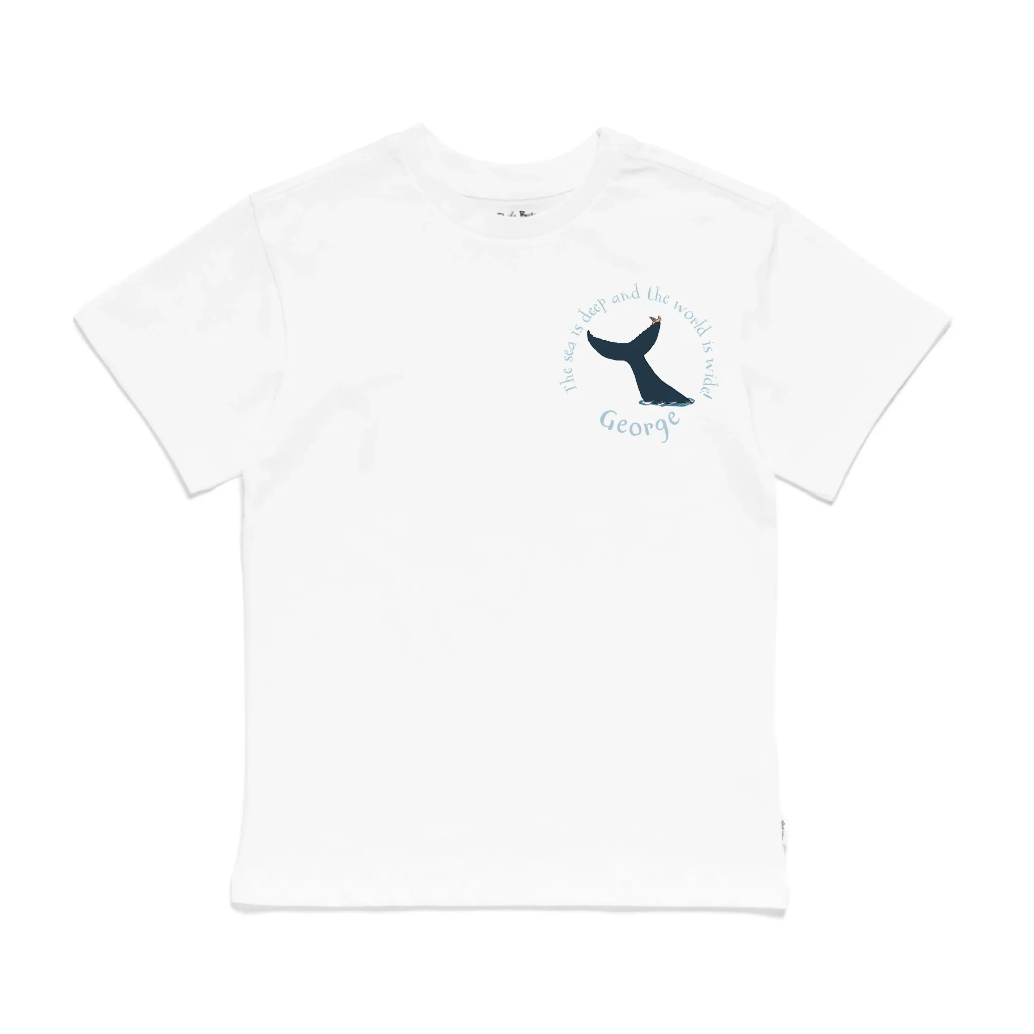 Personalised The Snail and The Whale Badge Kids' T-Shirt - Image 25