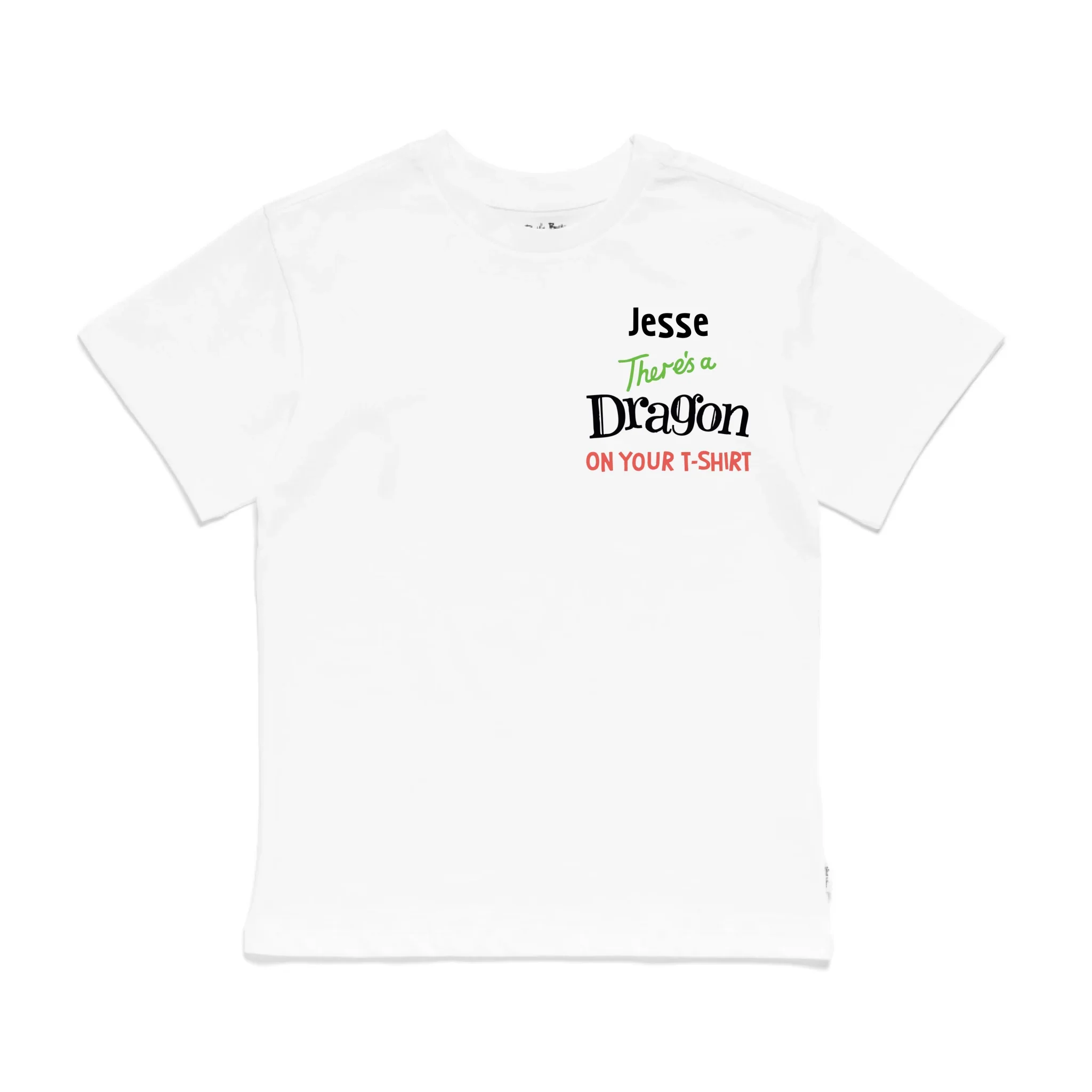 Personalised There's a Dragon on Your T-Shirt Kids' T-Shirt - Image 7