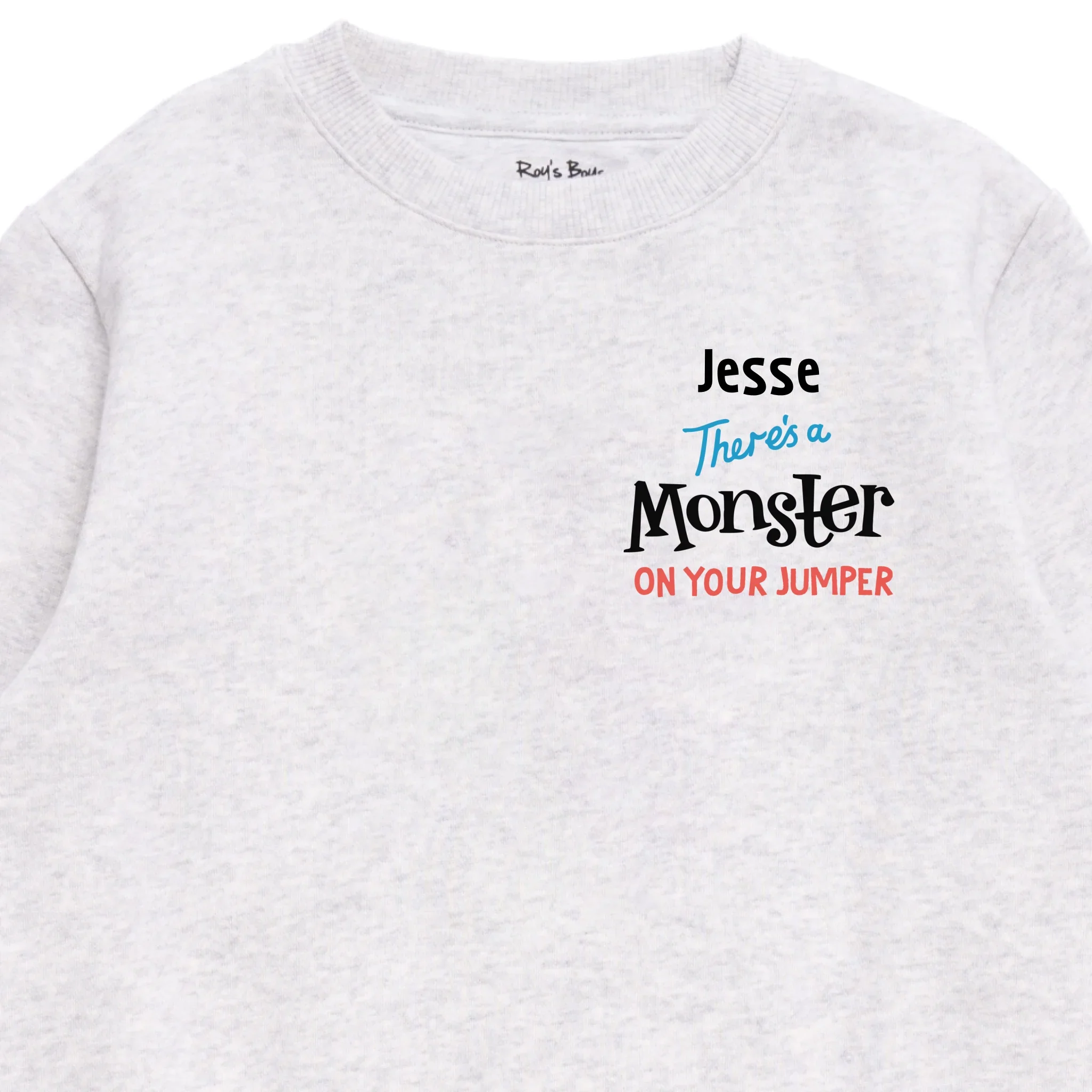 Personalised There's a Monster on Your Kids' Sweatshirt - Image 23