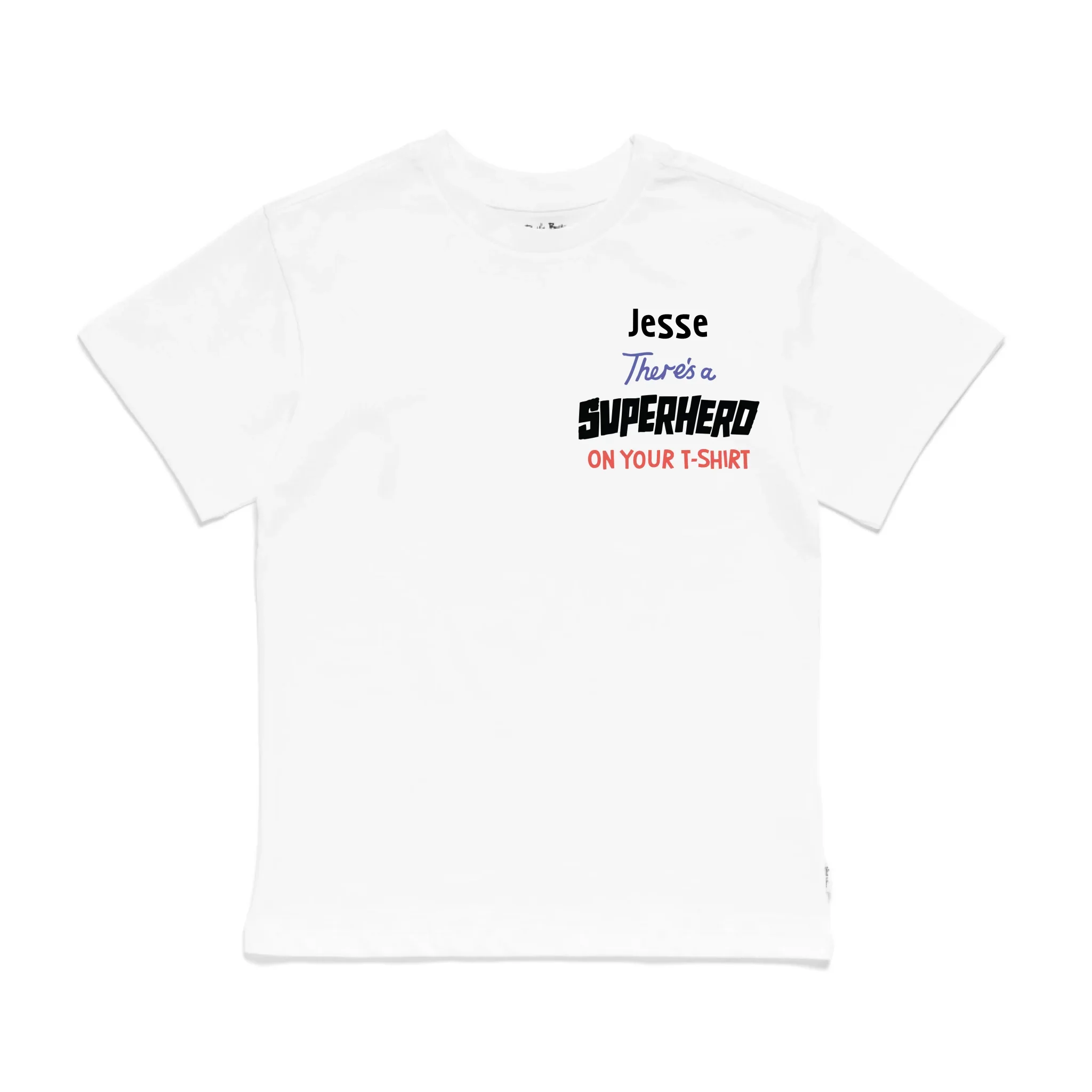 Personalised There's a Superhero on Your T-Shirt Kids' T-Shirt