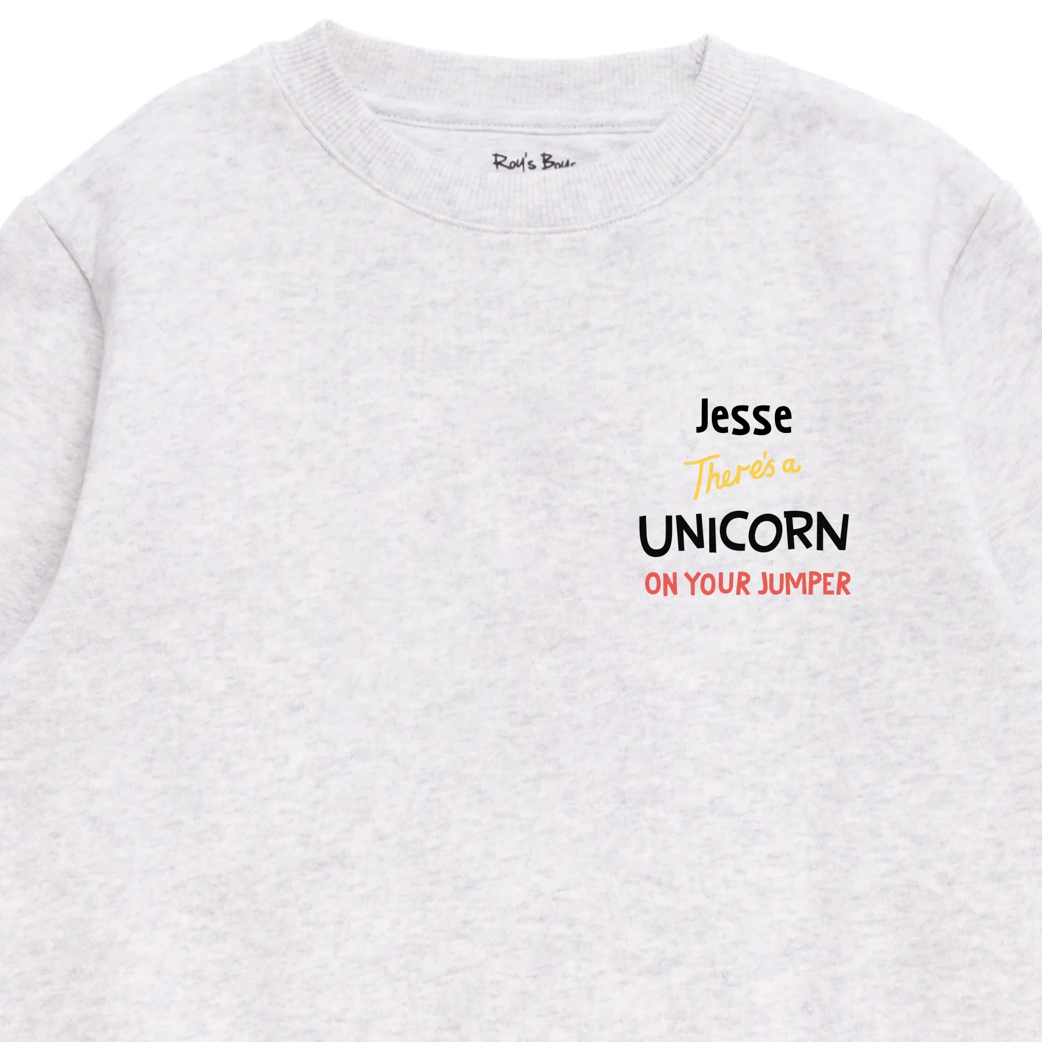 Personalised There's a Unicorn on Your Kids' Sweatshirt - Image 19