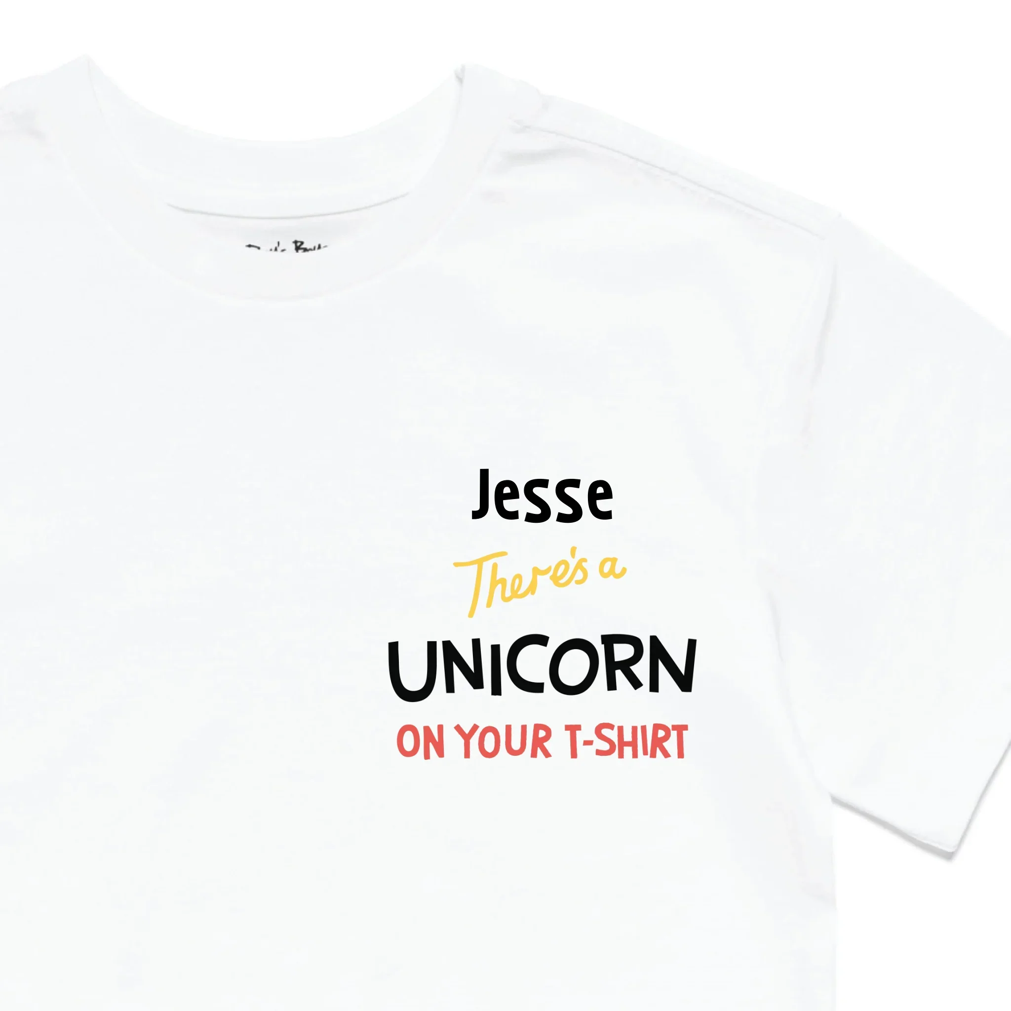 Personalised There's a Unicorn on Your T-Shirt Kids' T-Shirt - Image 5