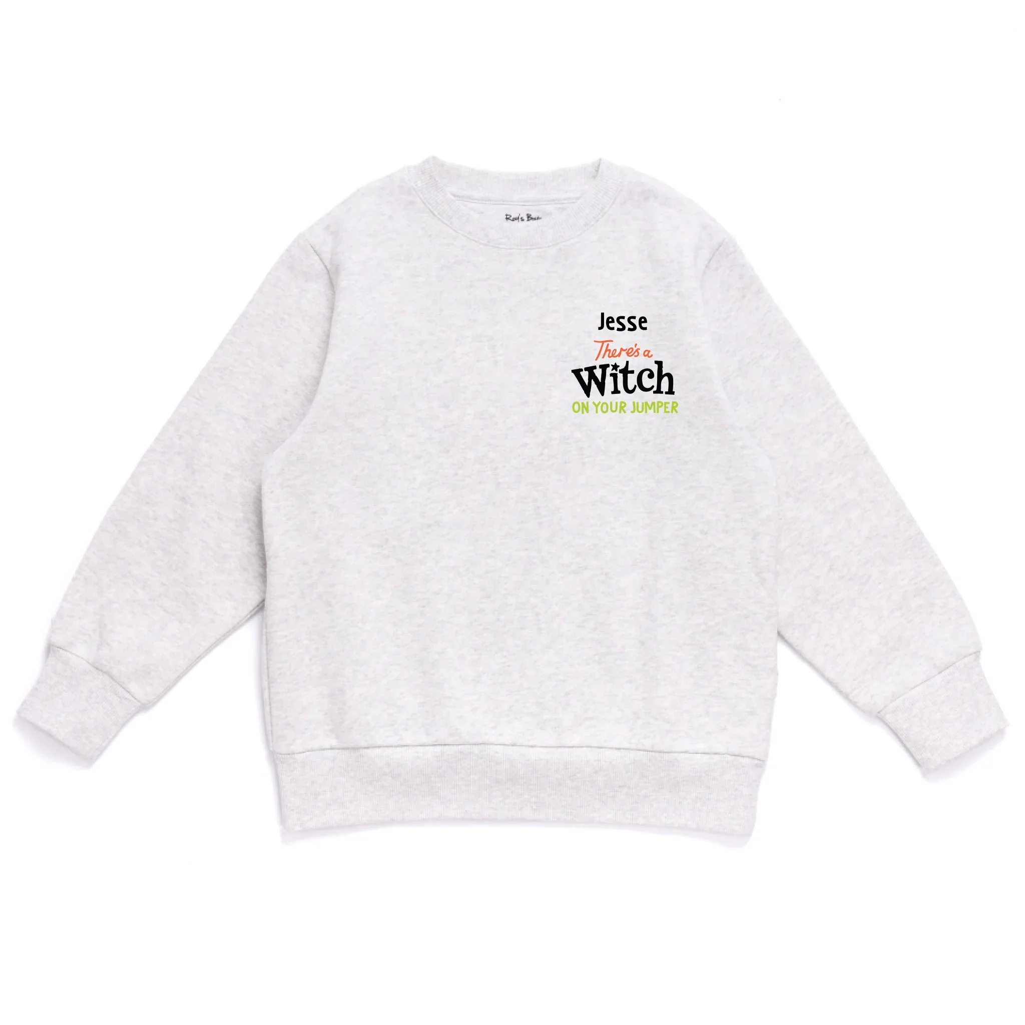 Personalised There's a Witch on Your Kids' Sweatshirt - Image 2