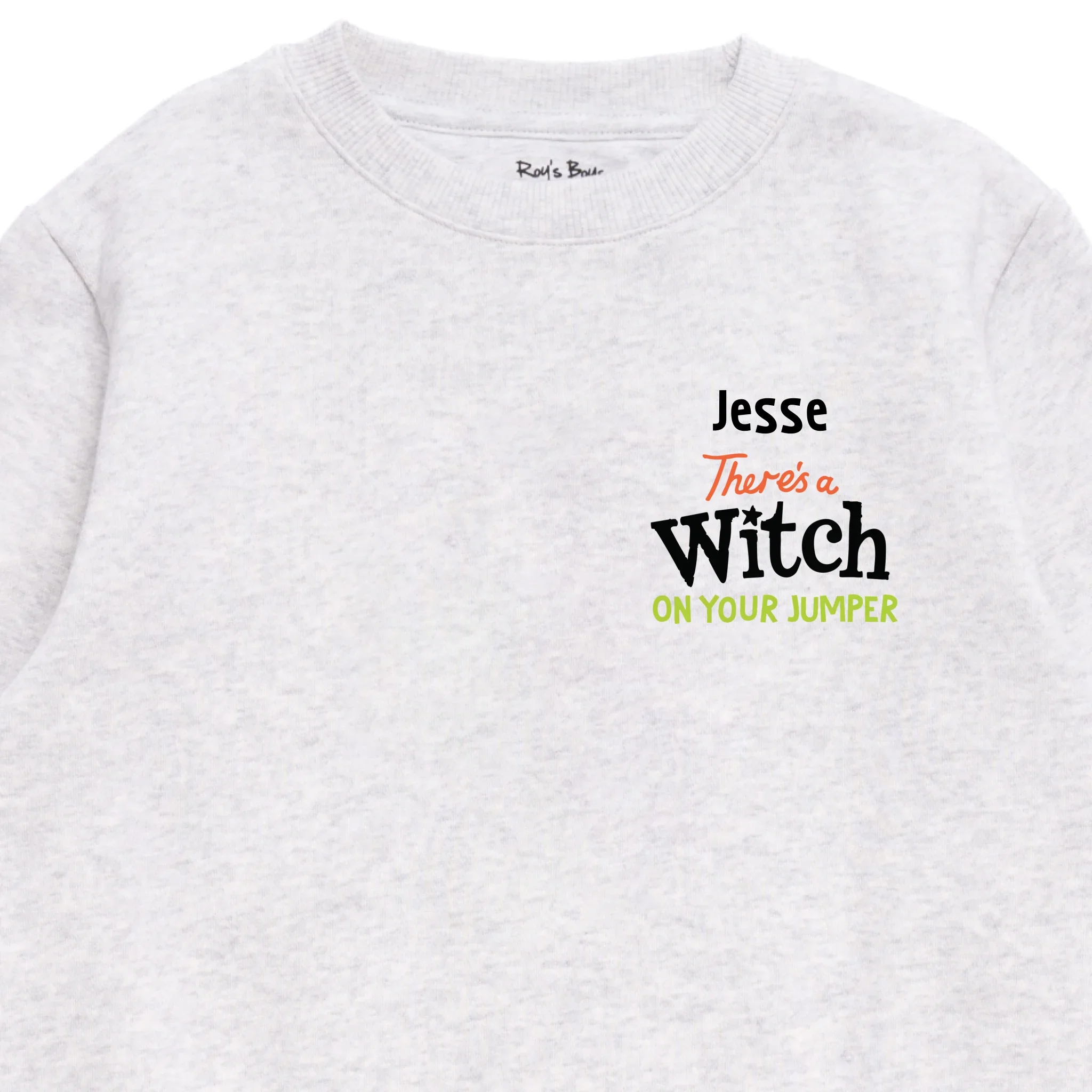 Personalised There's a Witch on Your Kids' Sweatshirt - Image 27