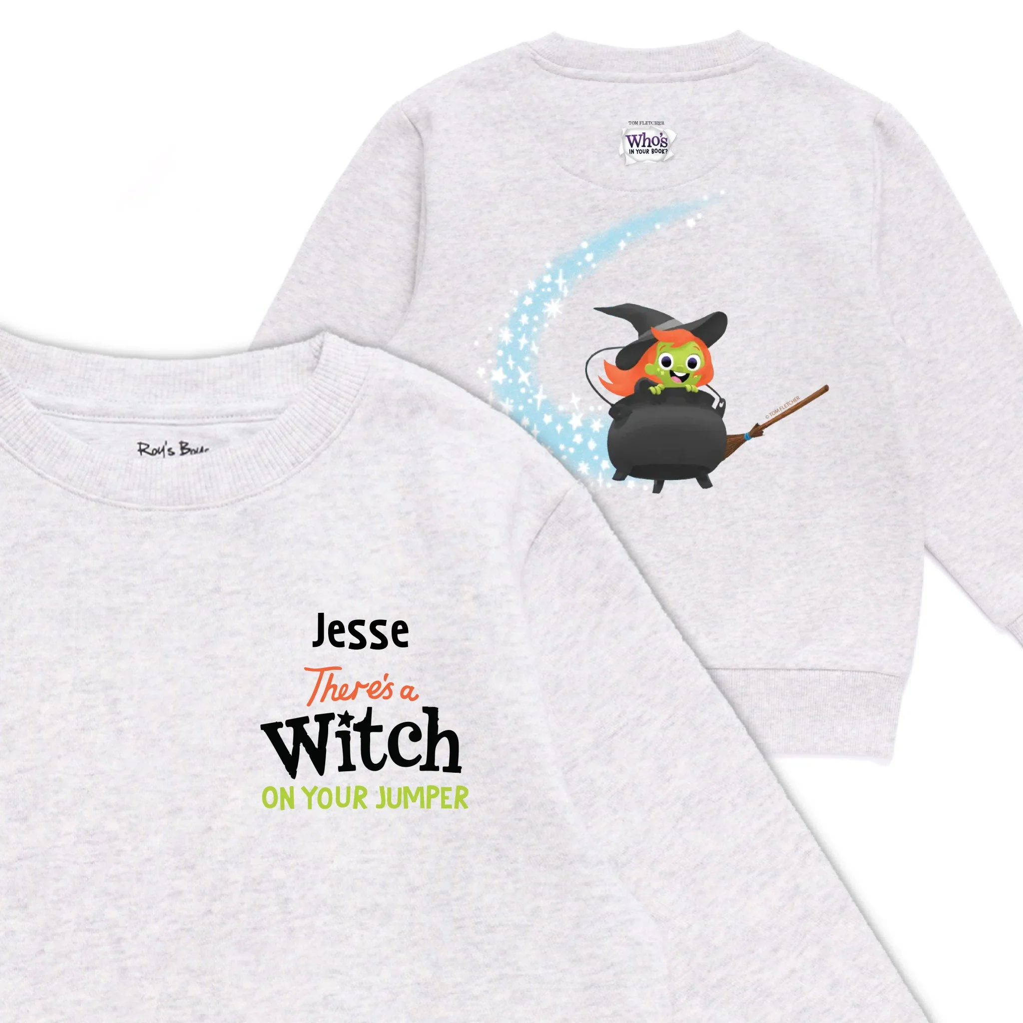 Personalised There's a Witch on Your Kids' Sweatshirt - Image 29