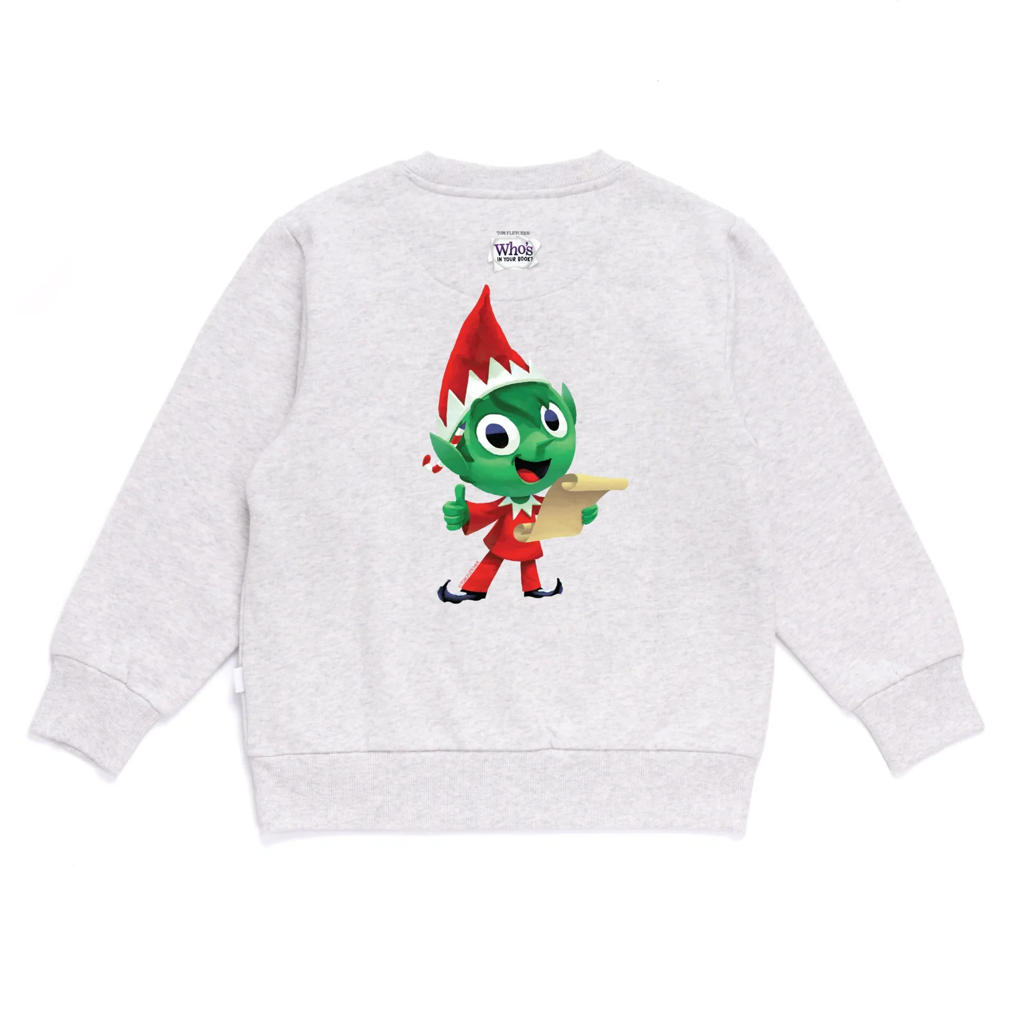 Personalised There's an Elf on Your Kids' Sweatshirt - Image 12