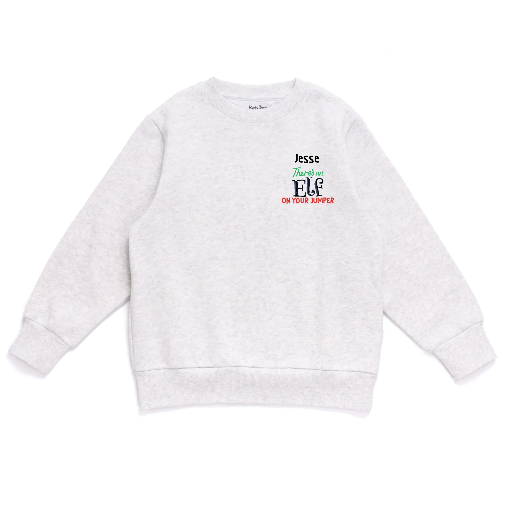 Personalised There's an Elf on Your Kids' Sweatshirt - Image 2