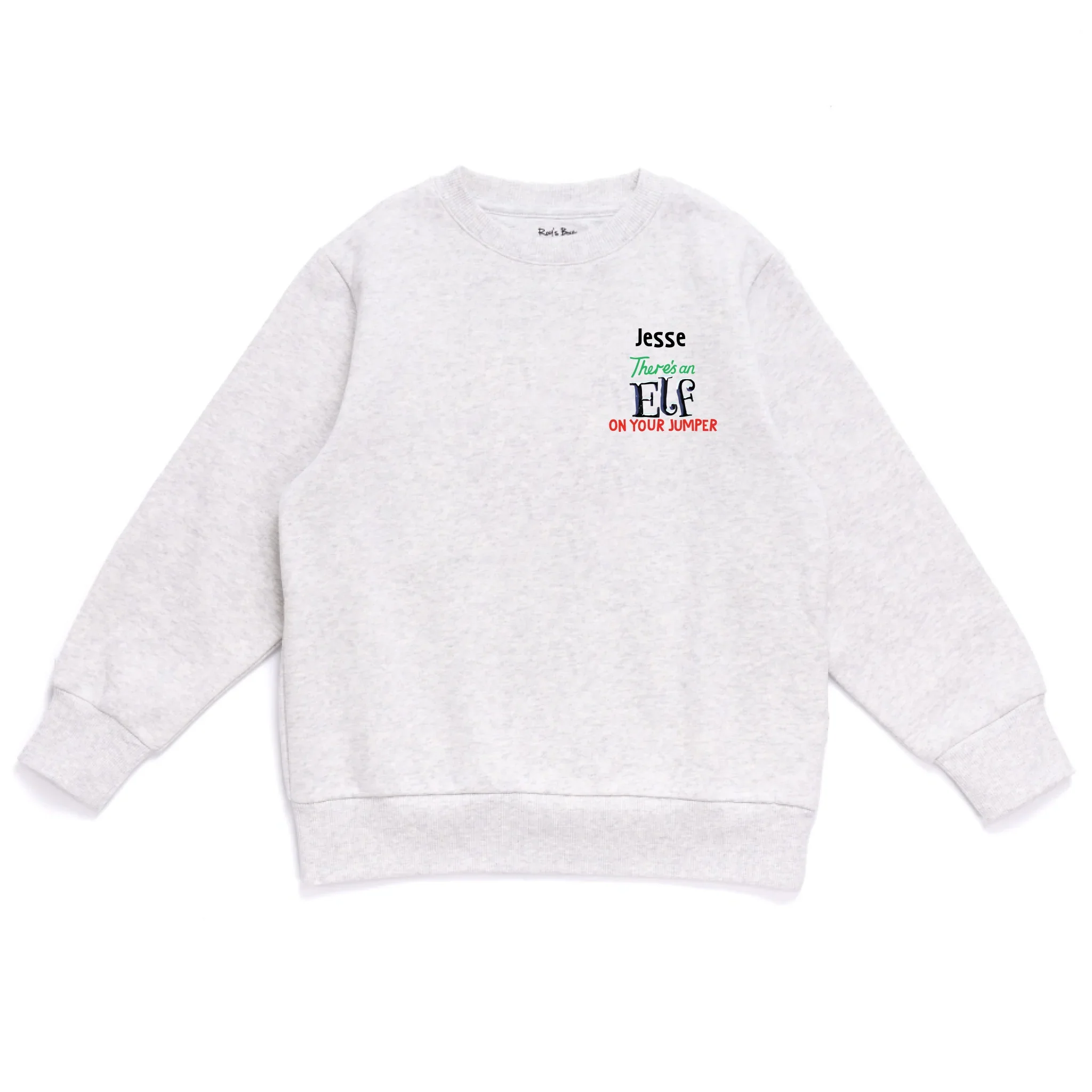 Personalised There's an Elf on Your Kids' Sweatshirt - Image 6