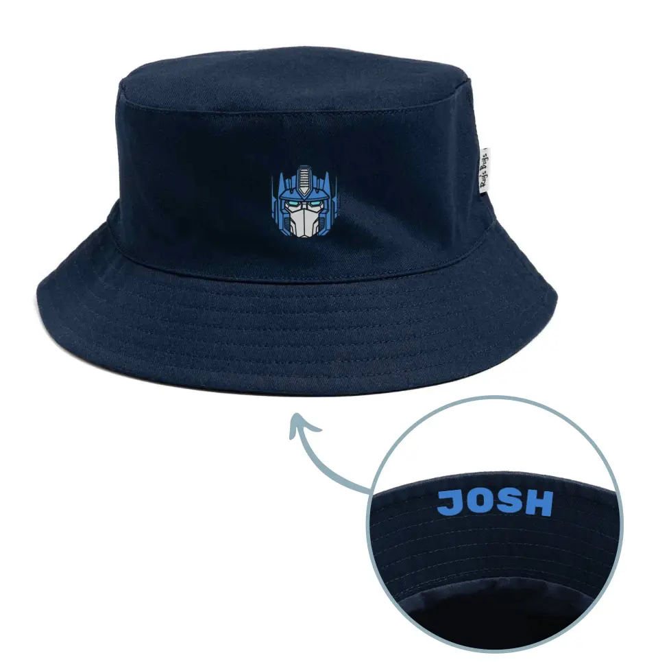 Personalised Transformers Kids' Bucket Hat - Image 13